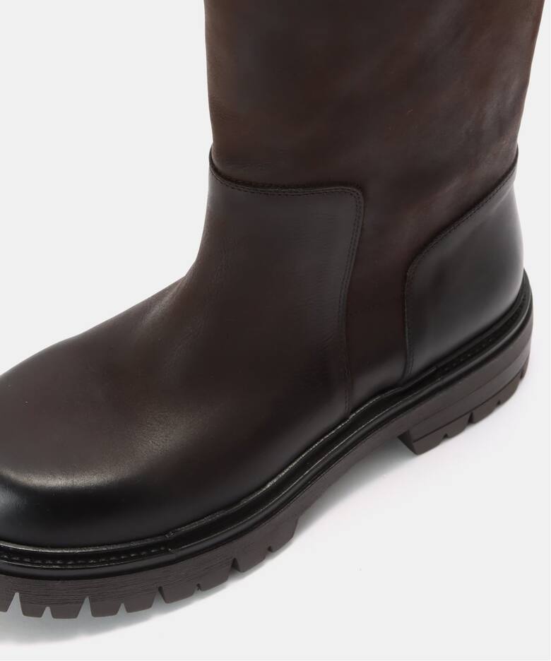 ELENA IACH/エレナ イアチ】 BELDED LONG BOOTS（ロングブーツ）｜L 
