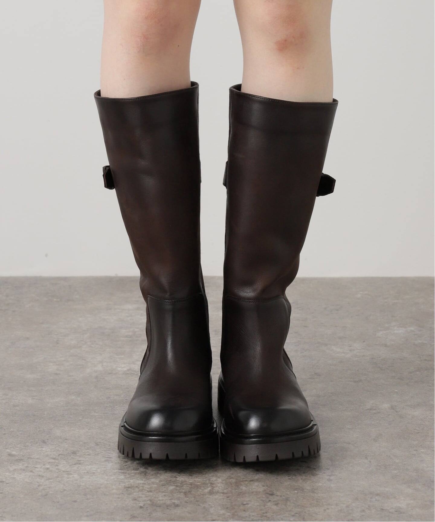 ELENA IACH/エレナ イアチ】 BELDED LONG BOOTS（ロングブーツ）｜L