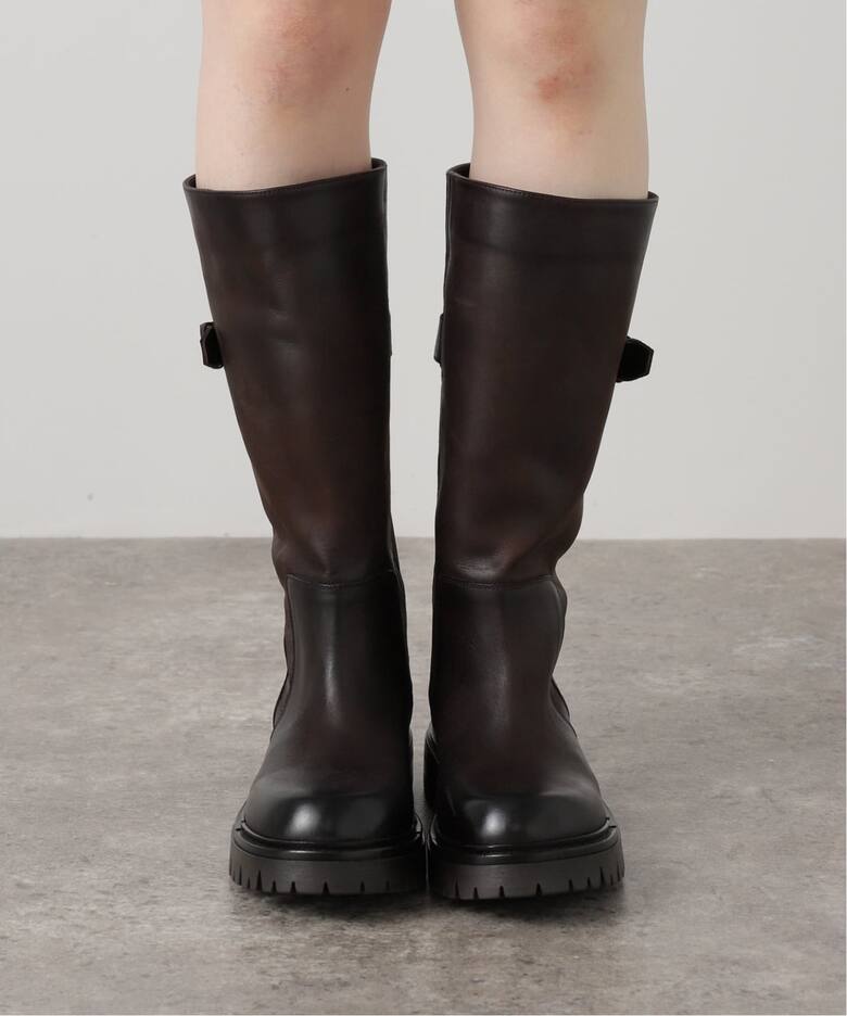 ELENA IACH/エレナ イアチ】 BELDED LONG BOOTS（ロングブーツ）｜L 
