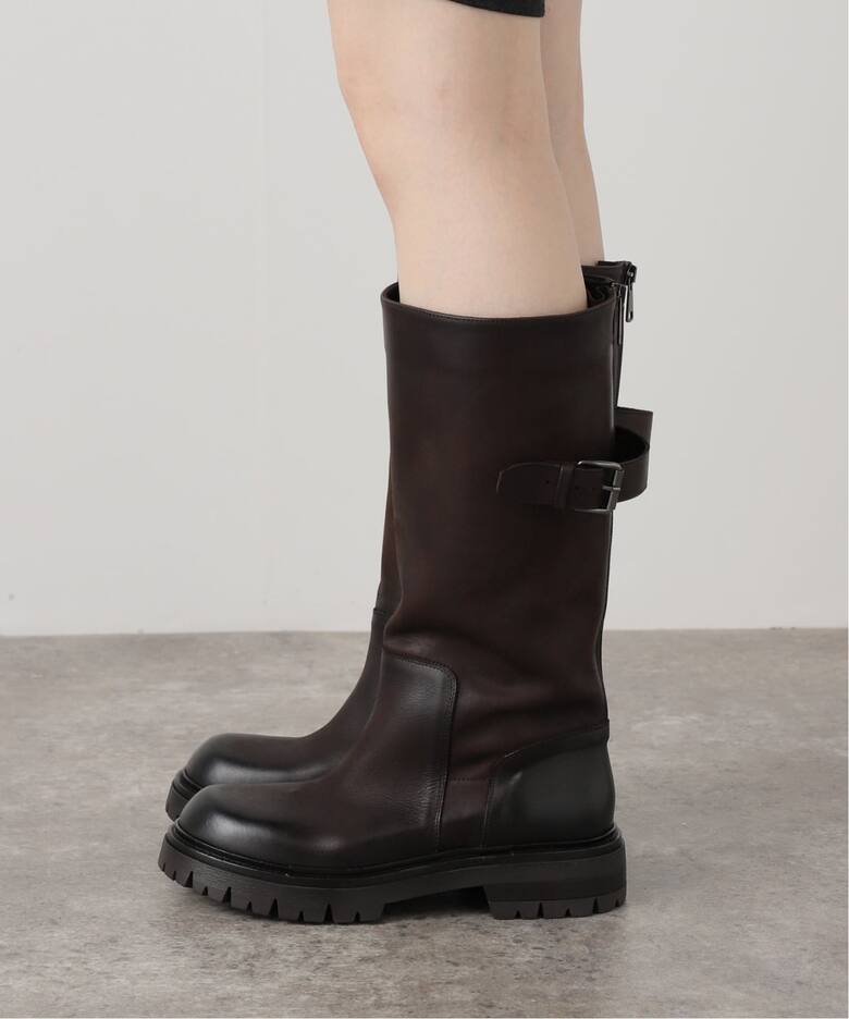 ELENA IACH/エレナ イアチ】 BELDED LONG BOOTS（ロングブーツ）｜L 