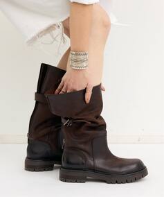 ELENA IACH/エレナ イアチ】 BELDED LONG BOOTS（ロングブーツ）｜L 