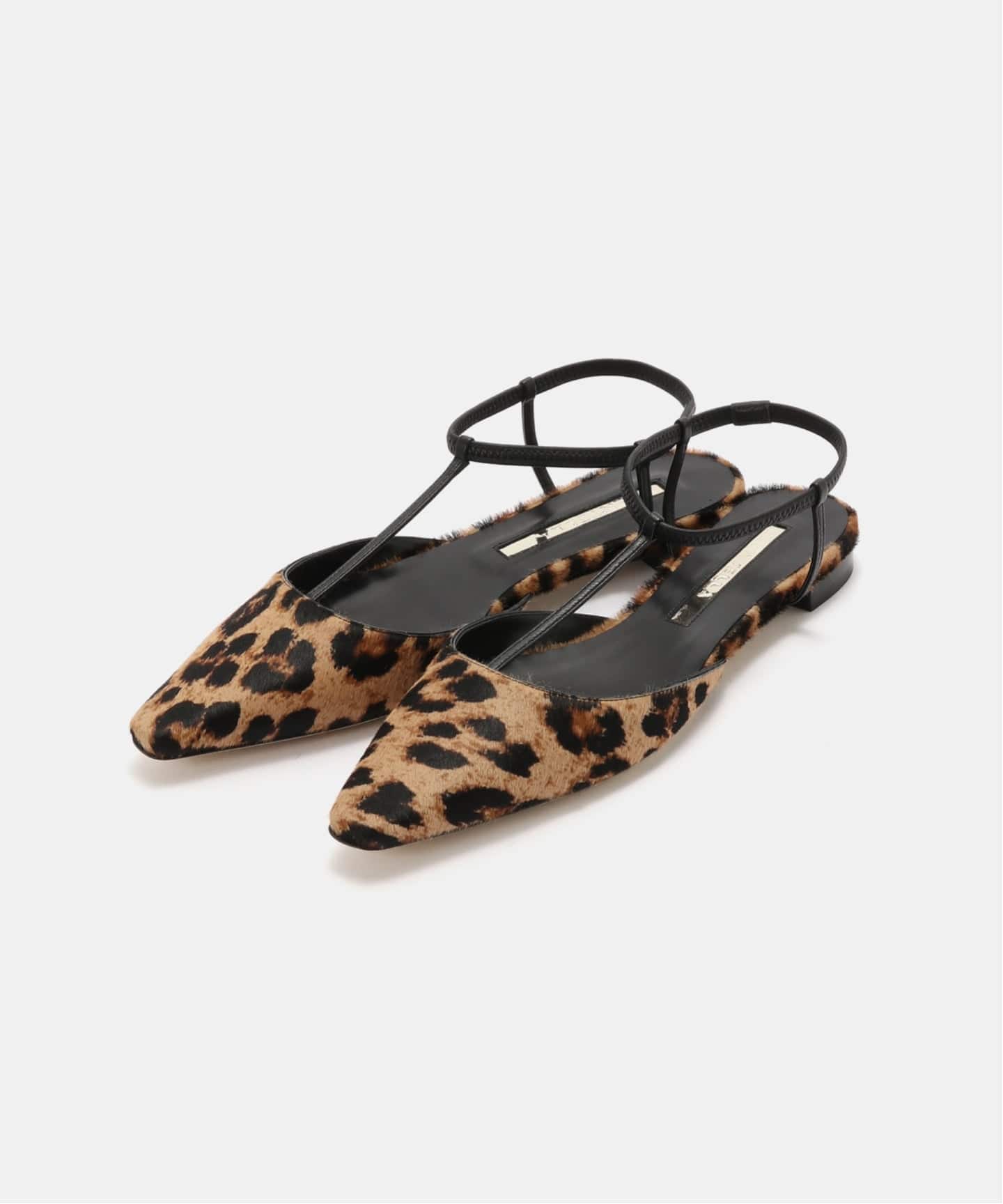 BRENTELLA/ブレンテッラ】PONY T STRAP MULE（フラットシューズ）｜L
