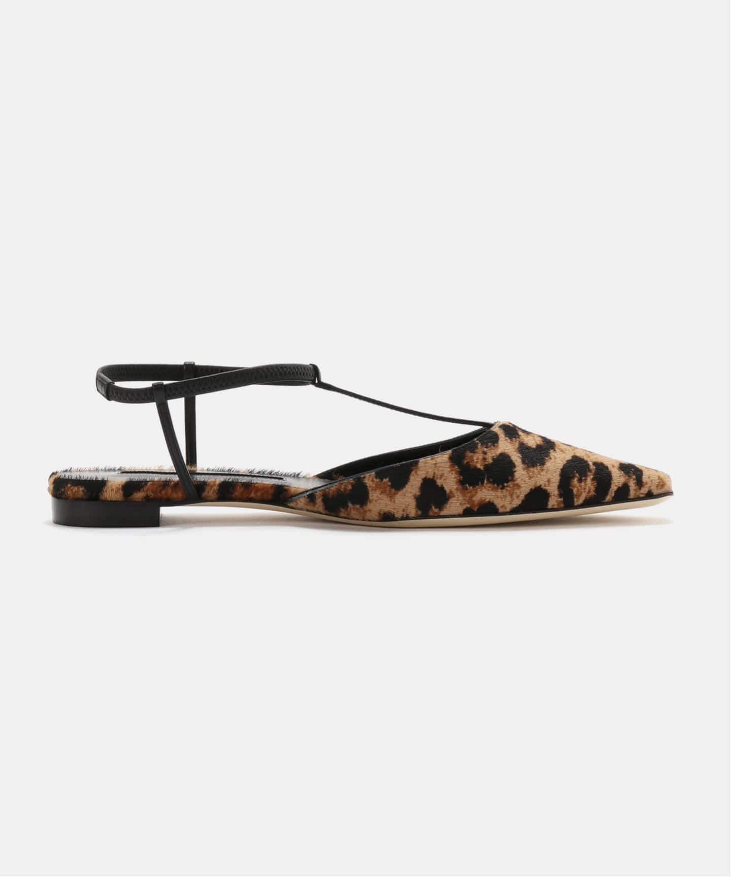 BRENTELLA/ブレンテッラ】PONY T STRAP MULE（フラットシューズ）｜L
