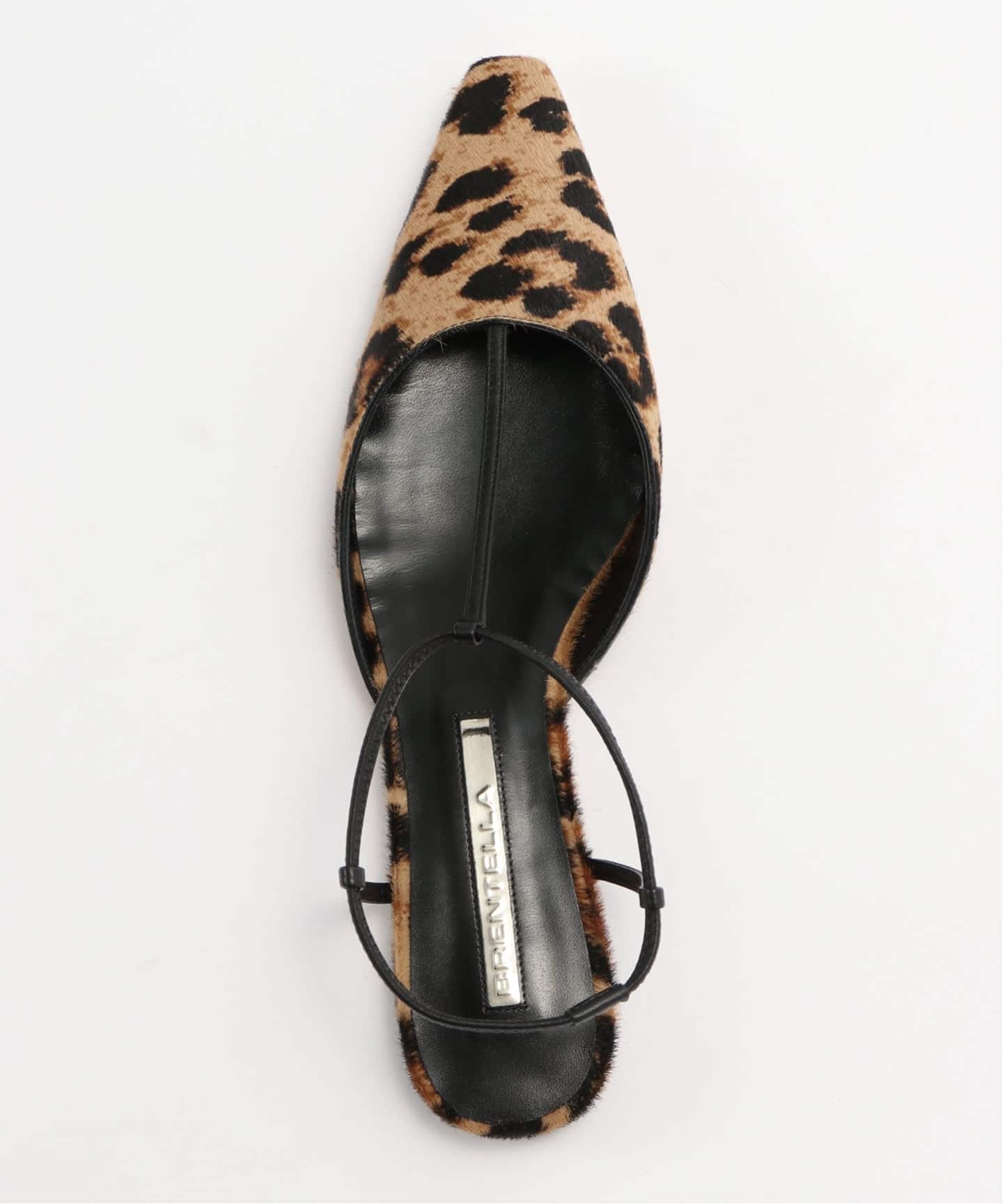 BRENTELLA/ブレンテッラ】PONY T STRAP MULE（フラットシューズ）｜L