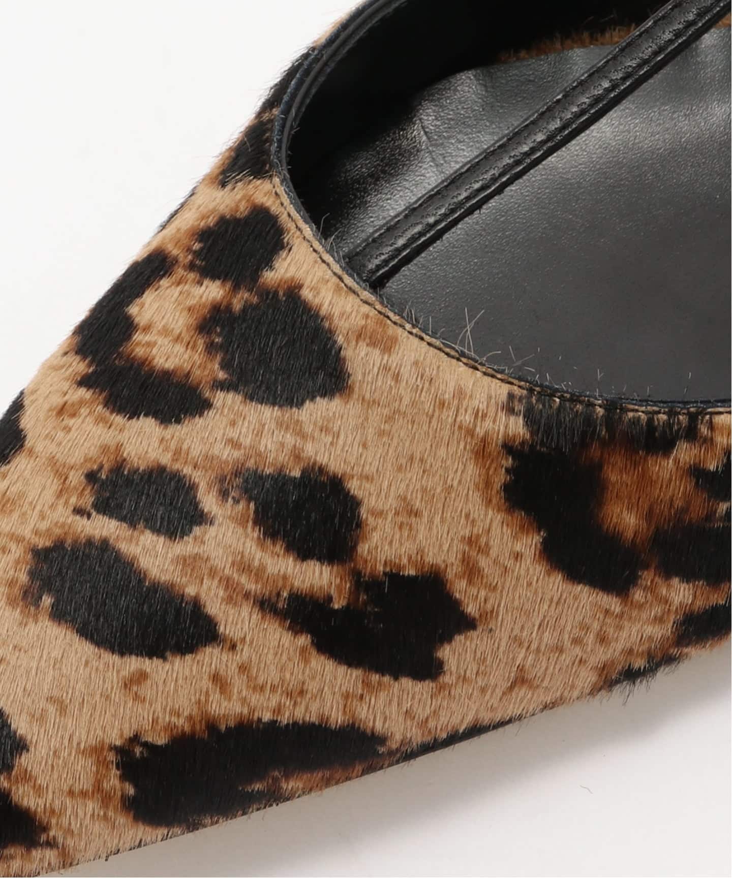 BRENTELLA/ブレンテッラ】PONY T STRAP MULE（フラットシューズ）｜L