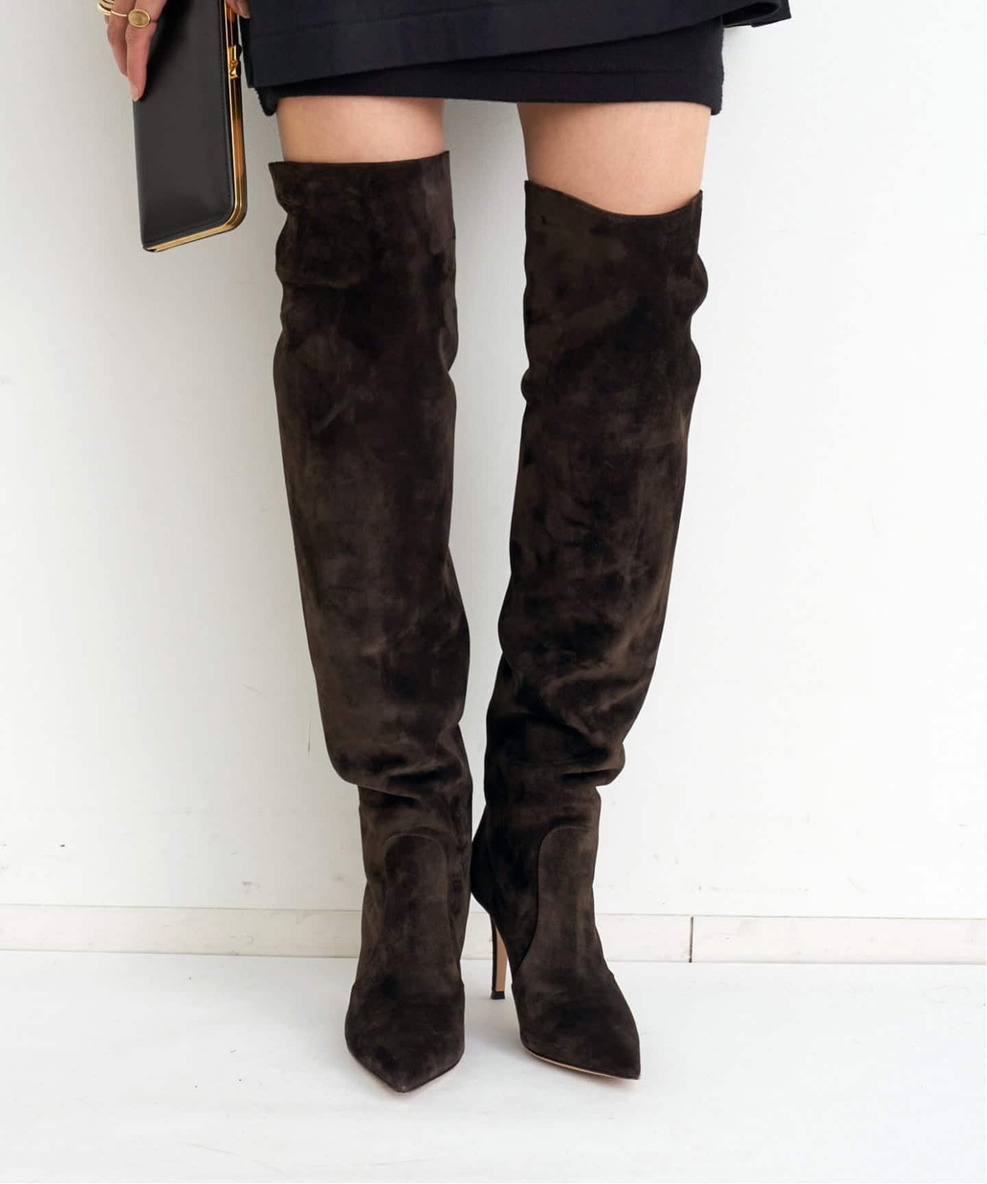 GIANVITO ROSSI/ジャンビト ロッシ】 KNEE HIGH BOOTS（ロングブーツ