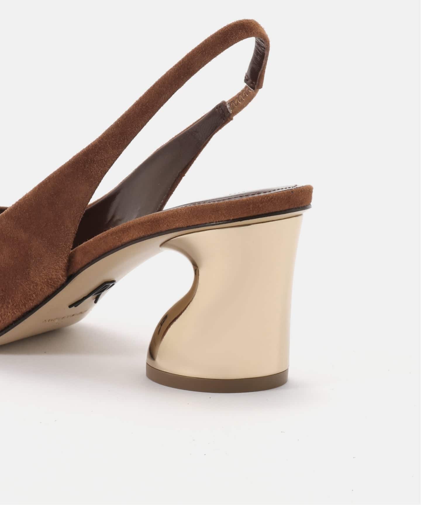 ポールアンドリュー　パンプス　スエード　38 ドゥーズィエムクラスセレクト品 PAUL ANDREW/ポール アンドリュー】 BACKSTRAP PUMPS（パンプス）｜L