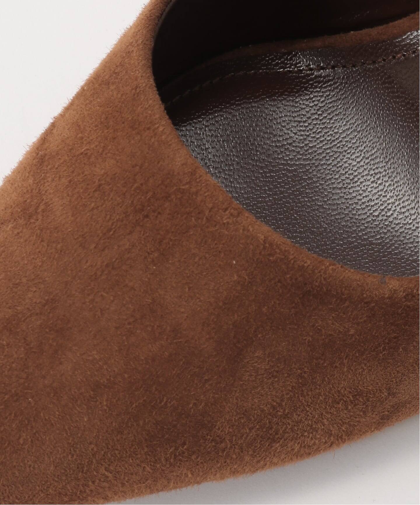 ポールアンドリュー　パンプス　スエード　38 ドゥーズィエムクラスセレクト品 PAUL ANDREW/ポール アンドリュー】 BACKSTRAP PUMPS（パンプス）｜L