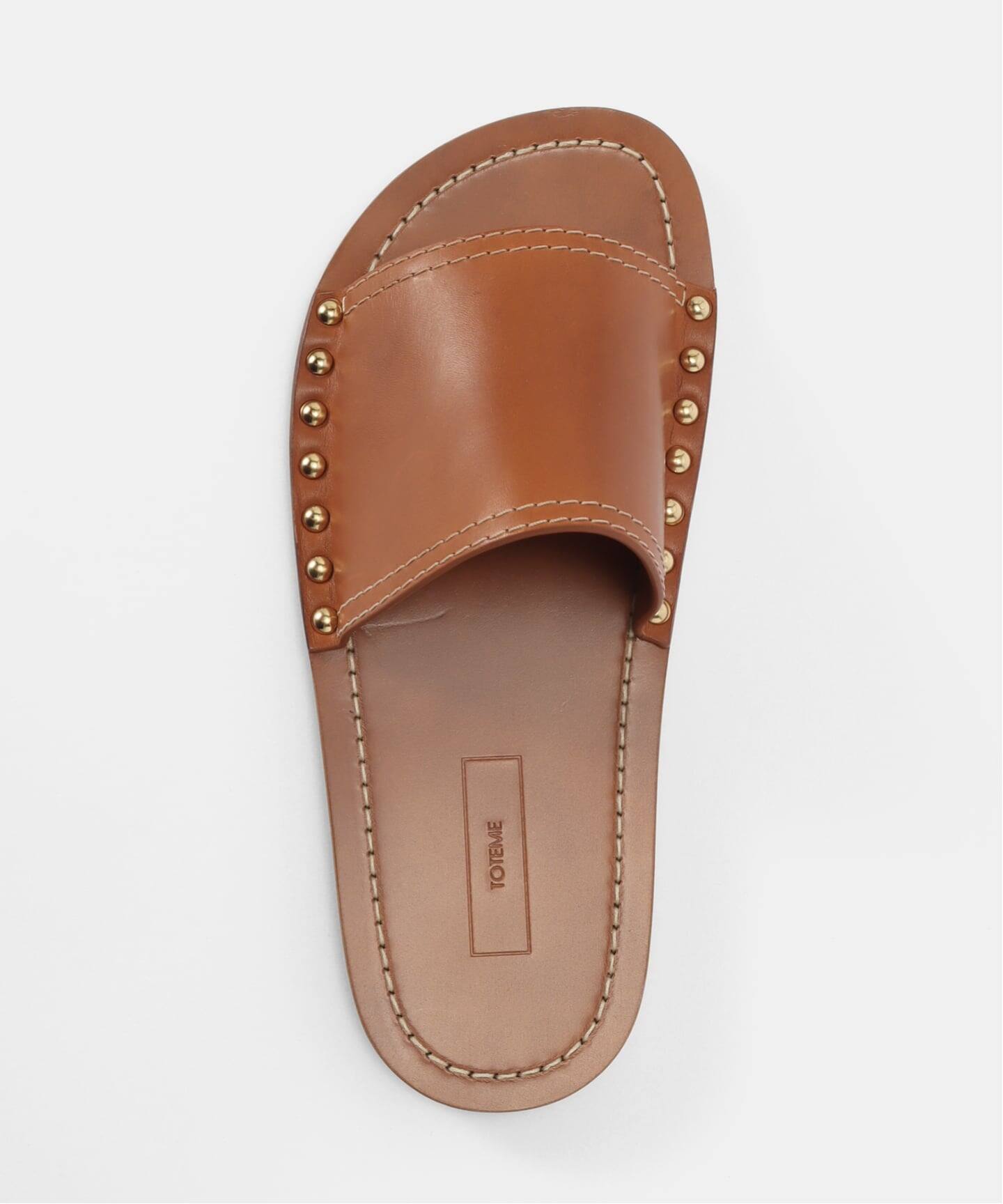 TOTEME/トーテム】Studded leather slides（サンダル）｜AP STUDIO