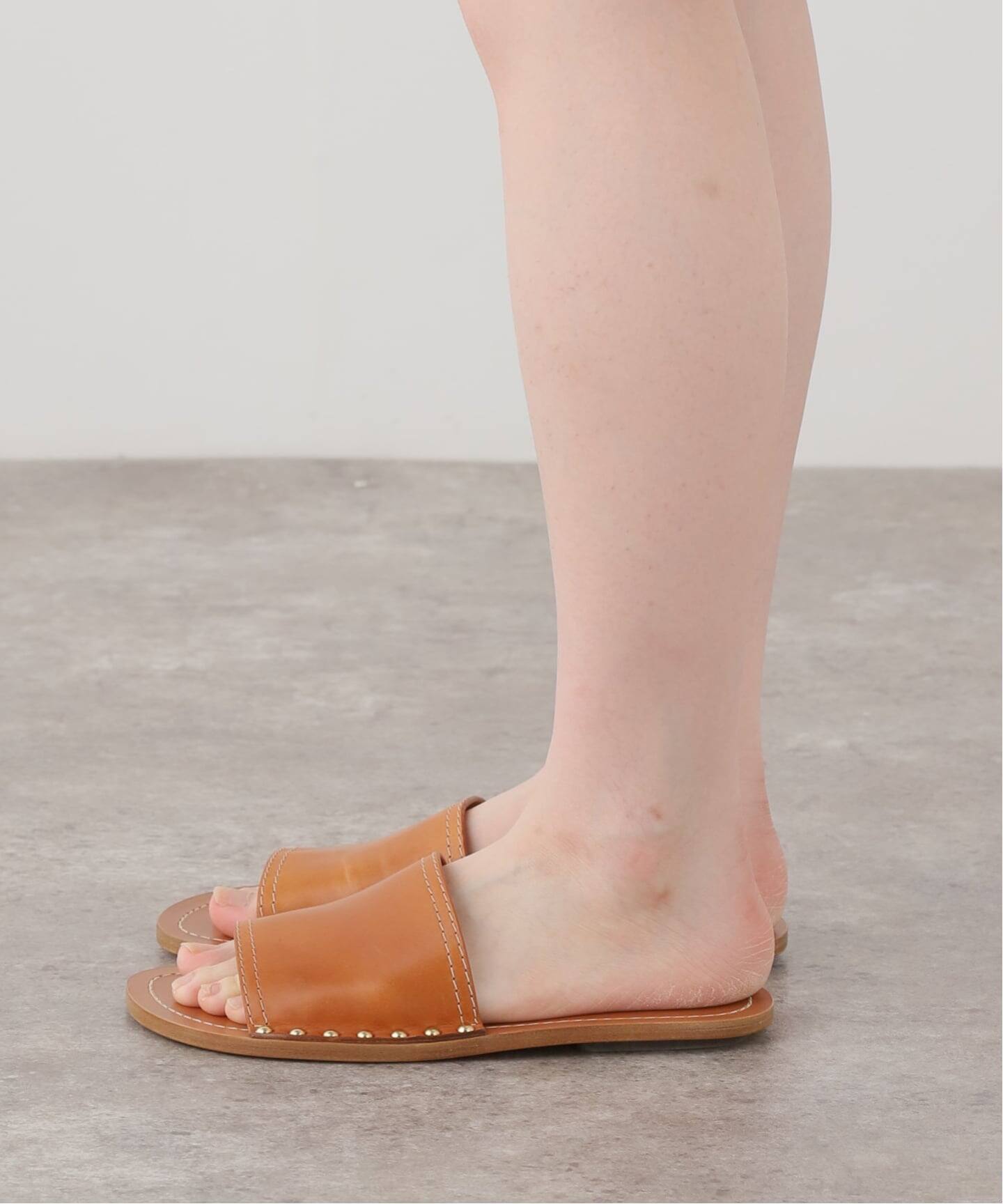 TOTEME トーテム サンダル アンクルストラップ24.5cm TOTEME/トーテム】Studded leather slides（サンダル）｜AP STUDIO