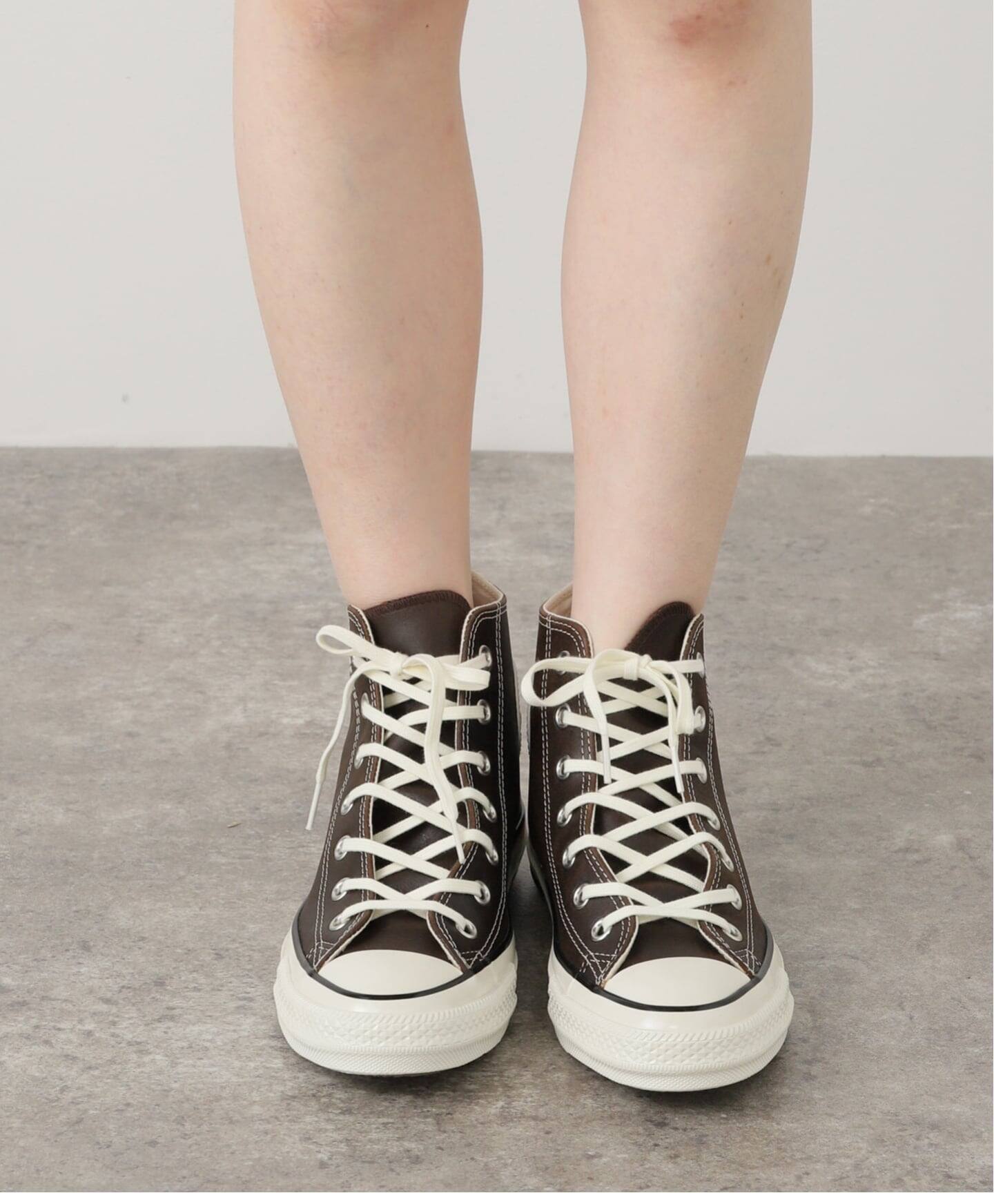 【8.5(約27cm) ビンテージ】CONVERSE コンバース ALLSTAR CONVERSE/コンバース】ALL STAR AGED waxed leather HI（スニーカー