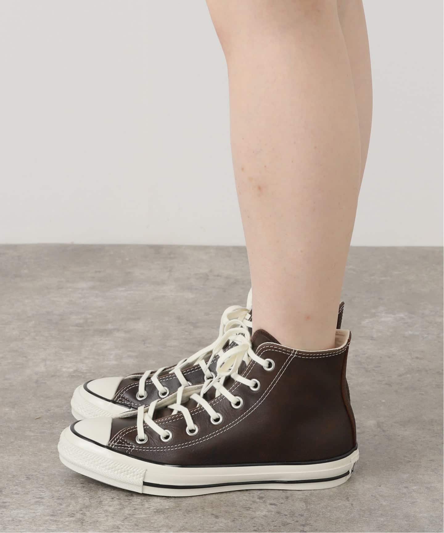 靴 CONVERSE ALL STAR AGED WAXEDLEATHER HI CONVERSE/コンバース】ALL STAR AGED waxed leather HI（スニーカー