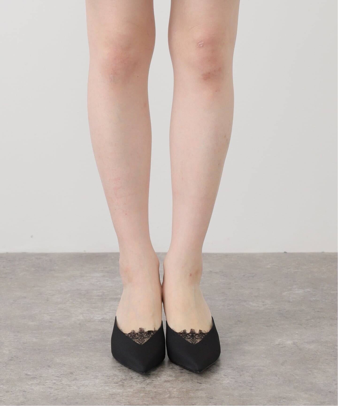 NEOUS/ネオアス】MATAR LACE CREPE PUMPS（パンプス）｜AP STUDIO