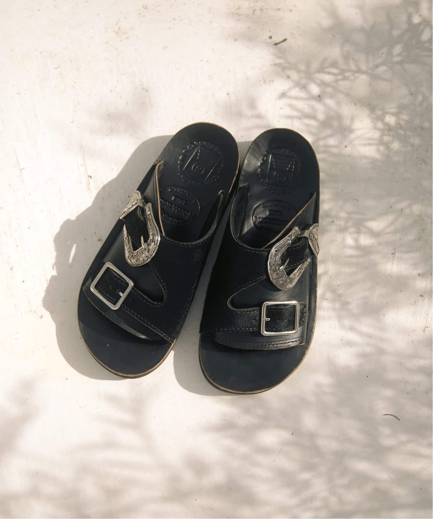 THE SANDALMAN サンダルマン　ダブルストラップ　ムートン　サンダル 予約》THE SANDALMAN / サンダルマン 別注 ダブル ストラップ