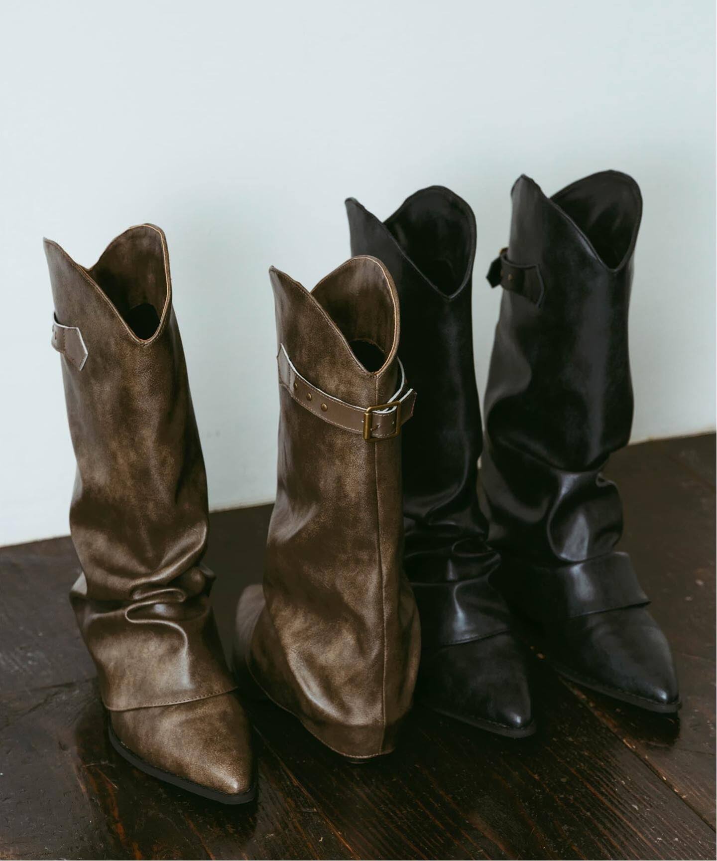 Knuth Marf / クヌースマーフ western belted boots（ロングブーツ