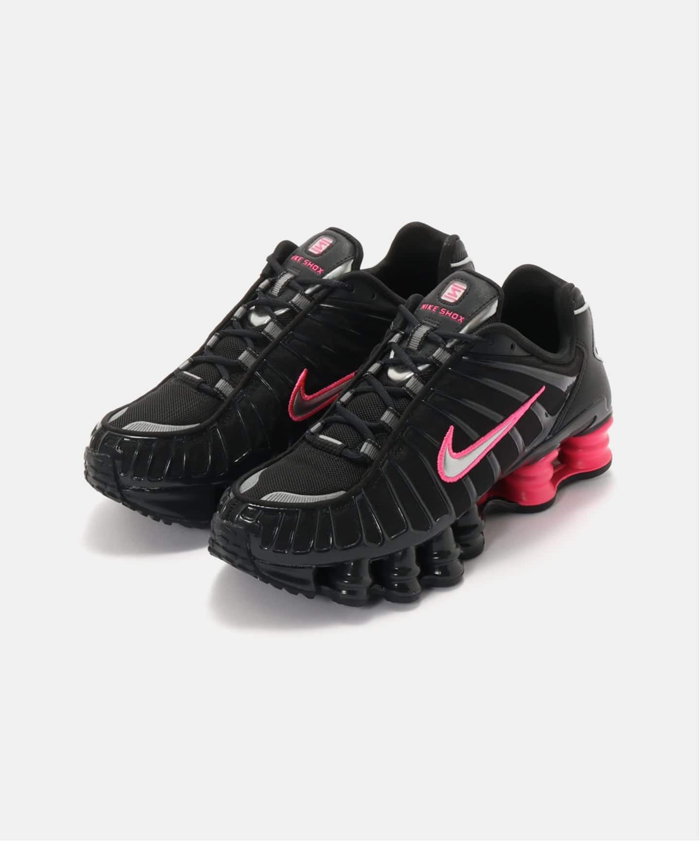 NIKE / ナイキ W SHOX TL OFF NOIR/METALLIC SILVER-HYPER PINK