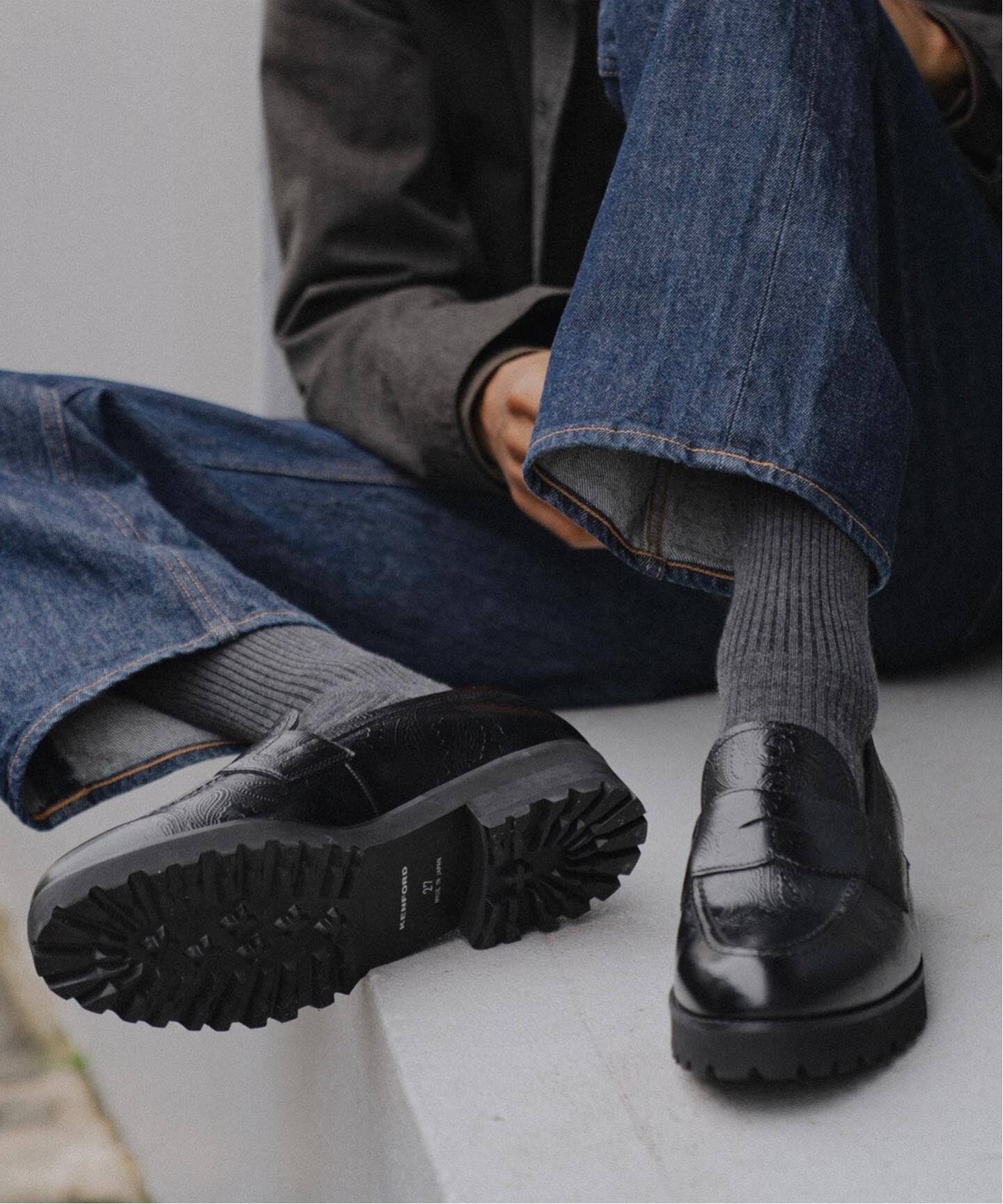 ≪追加≫KENFORD/ケンフォード TANK SOLE EMBOSSED LOAFERS 