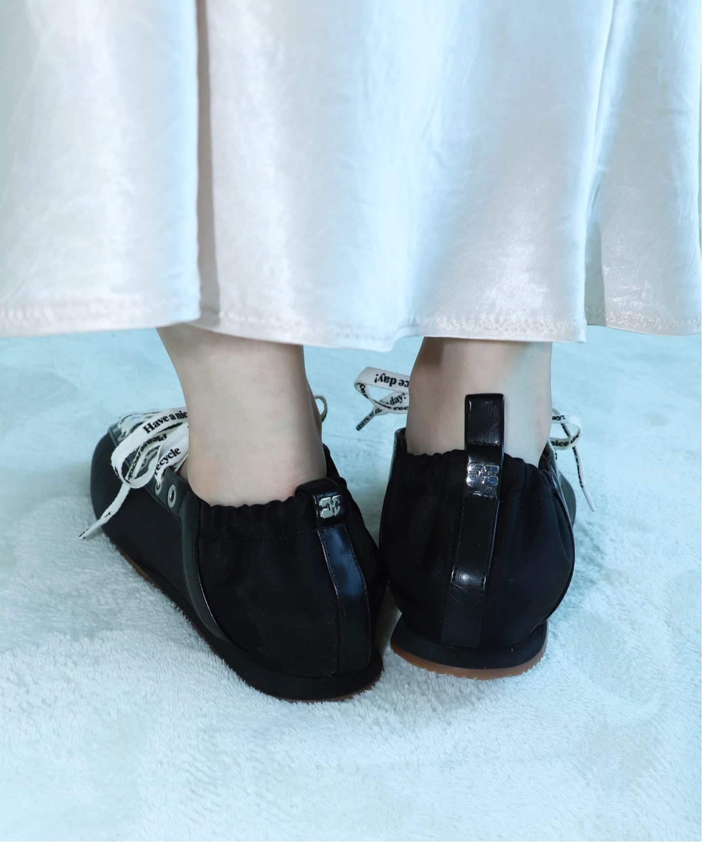 GANNI/ガニー】Lace Up Sporty Ballerina Nylon（スニーカー）｜EDIT