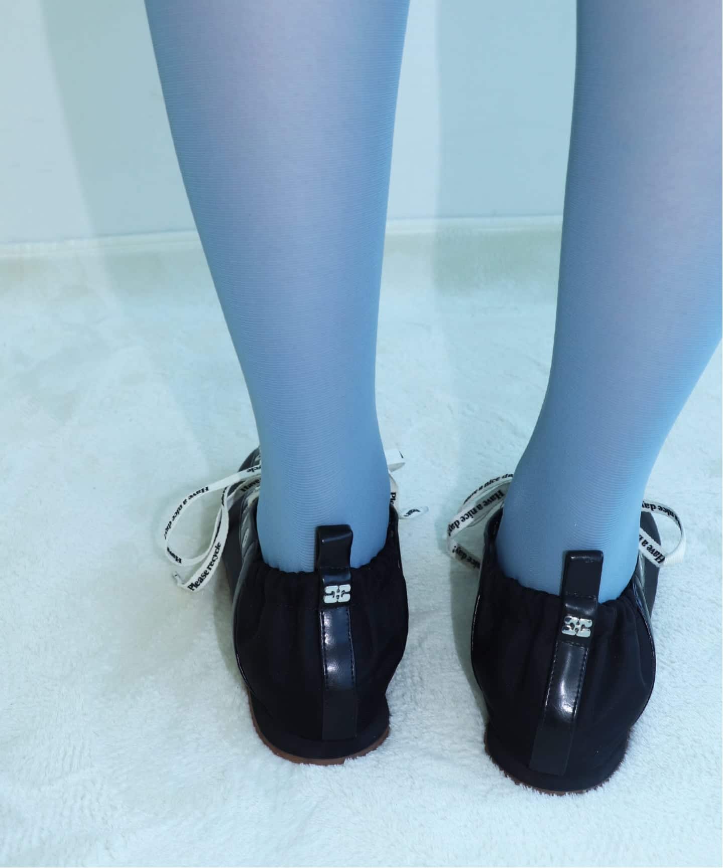 GANNI/ガニー】Lace Up Sporty Ballerina Nylon（スニーカー）｜EDIT