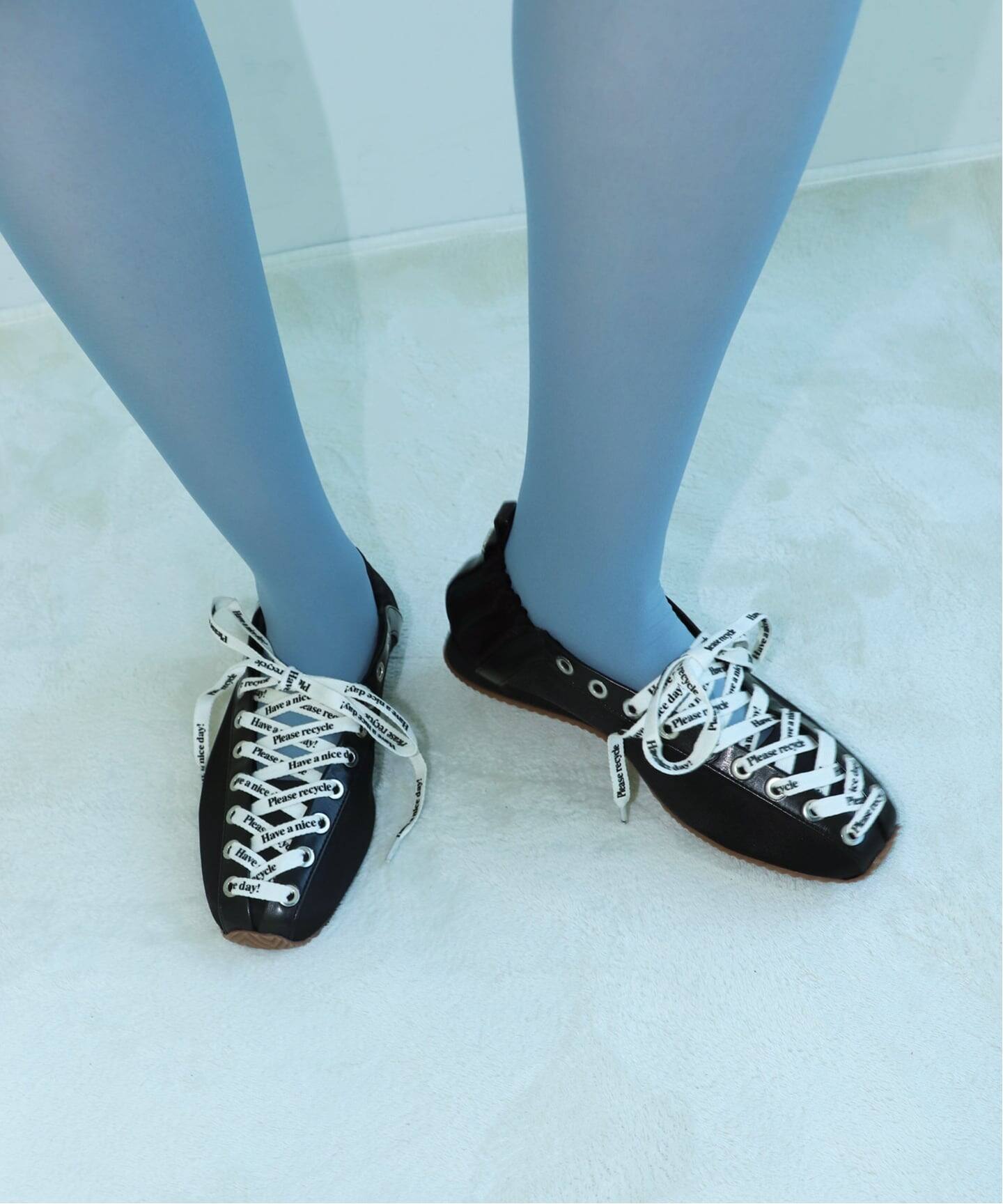 GANNI/ガニー】Lace Up Sporty Ballerina Nylon（スニーカー）｜EDIT