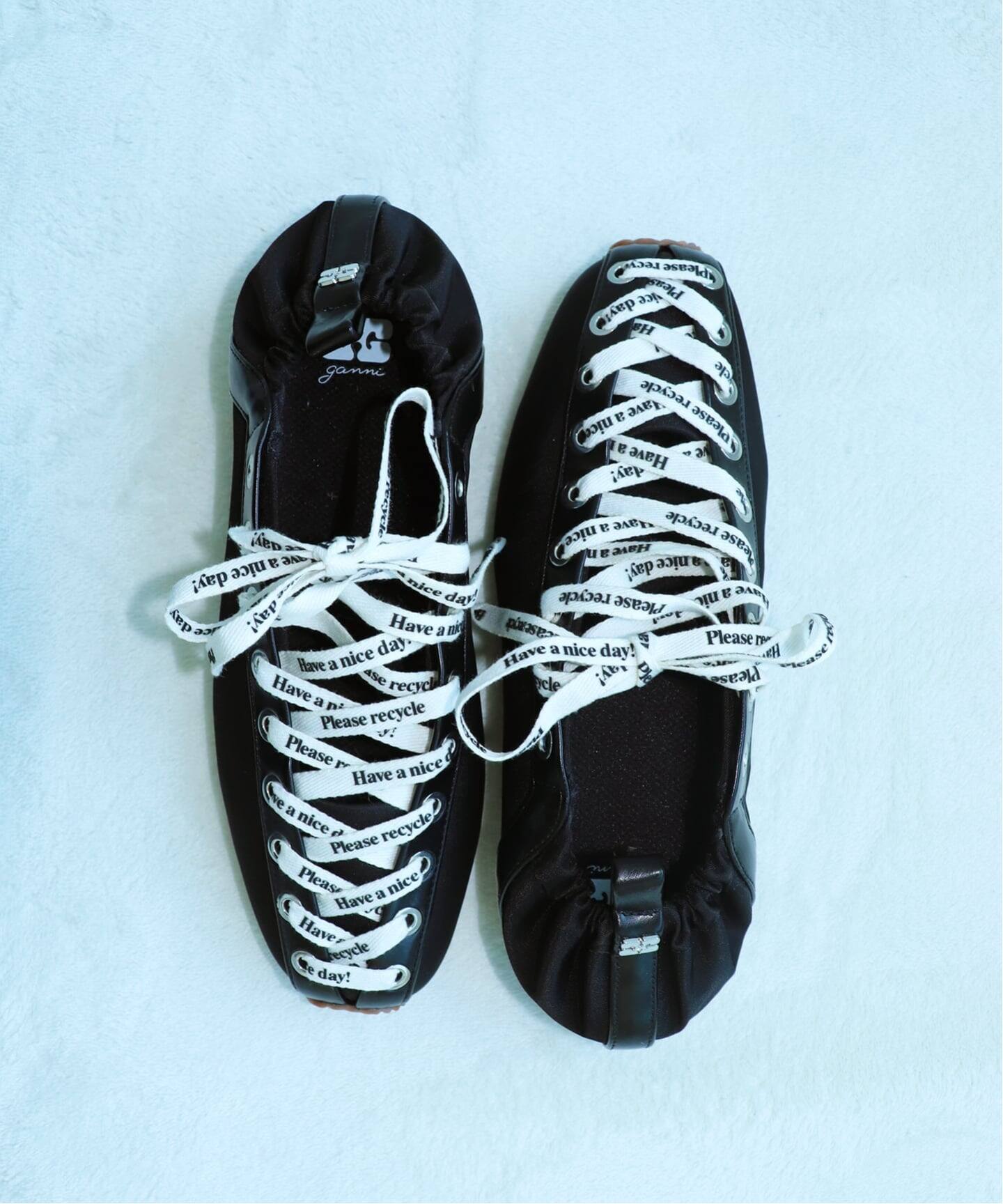 GANNI/ガニー】Lace Up Sporty Ballerina Nylon（スニーカー）｜EDIT