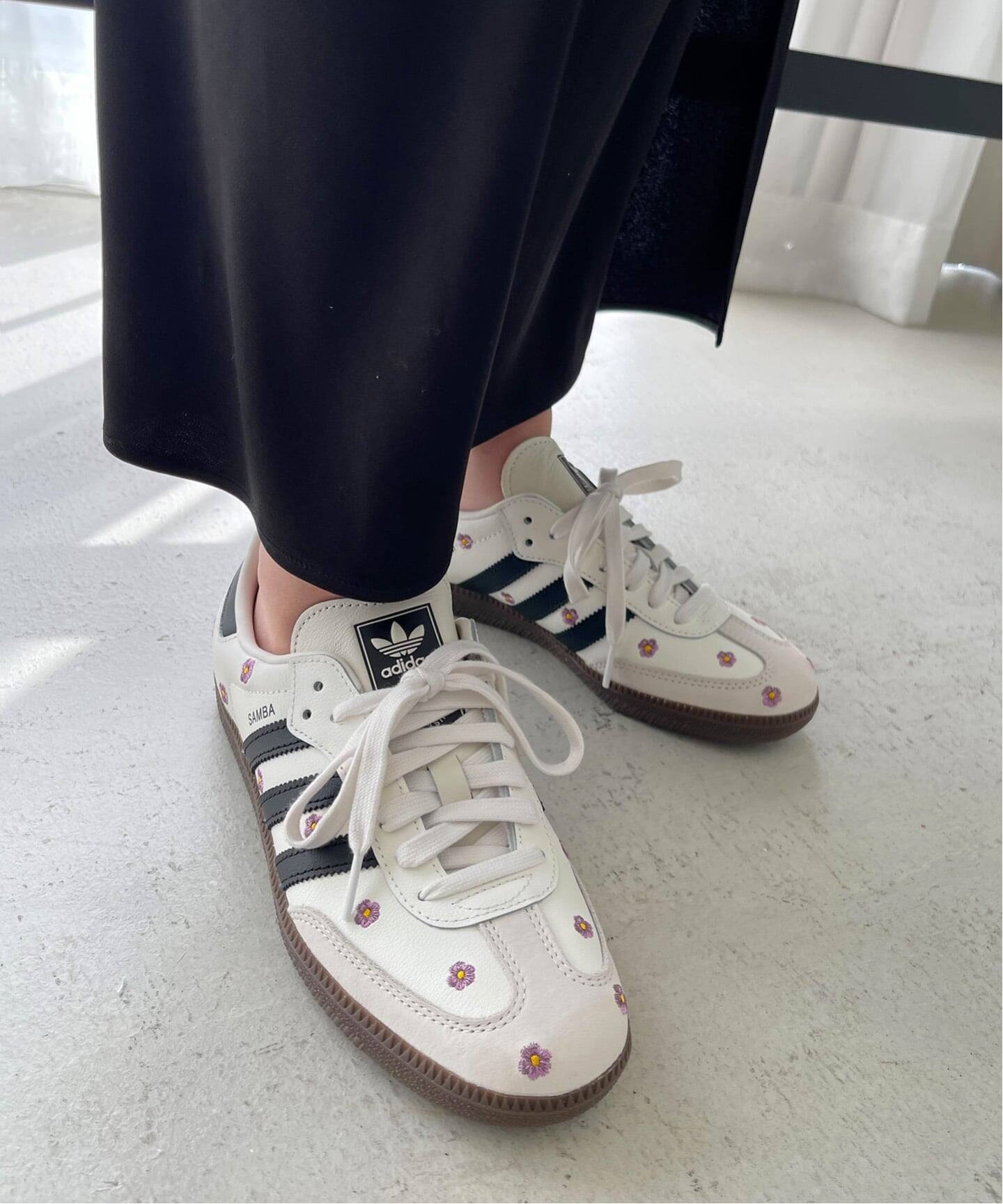 WEB限定》adidas/ アディダス SAMBA OG W FLOWER（スニーカー）｜LE