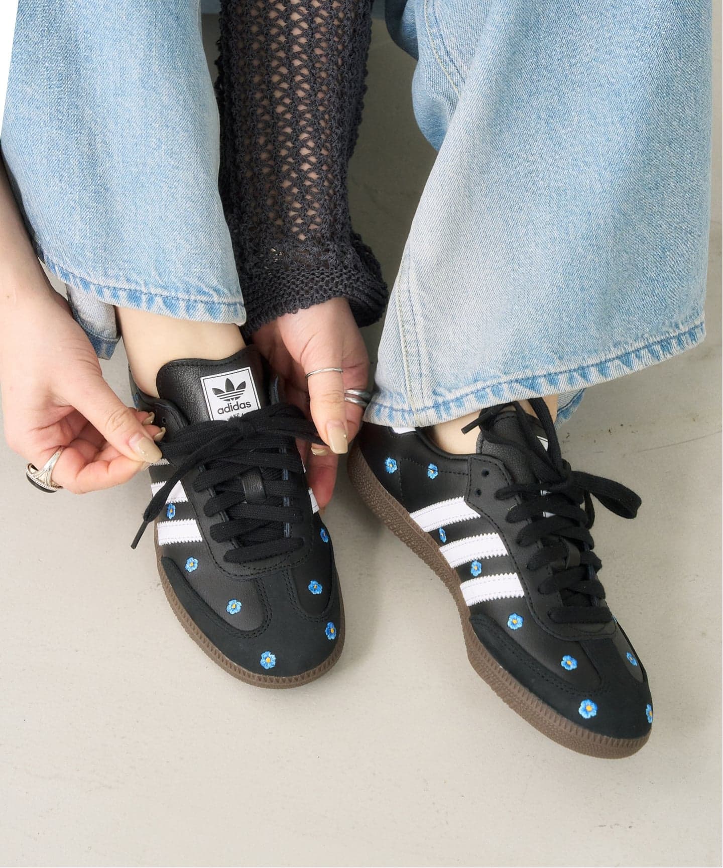 WEB限定》adidas/ アディダス SAMBA OG W FLOWER（スニーカー）｜LE