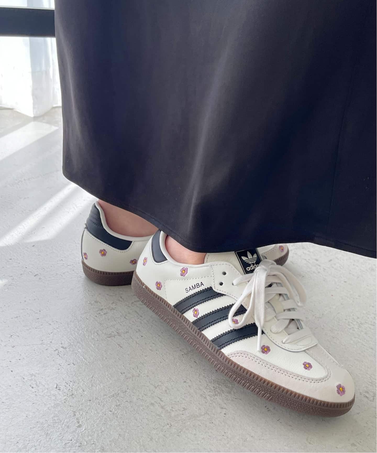 WEB限定》adidas/ アディダス SAMBA OG W FLOWER（スニーカー）｜LE