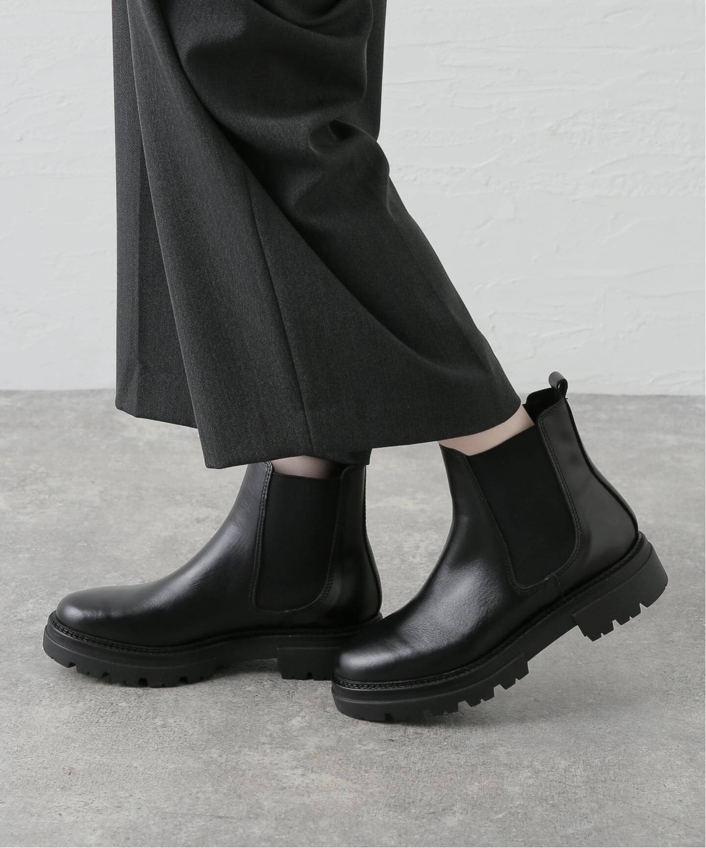 ENESS/エネス COW LEATHER チェルシーブーツ（ブーティ・ショート