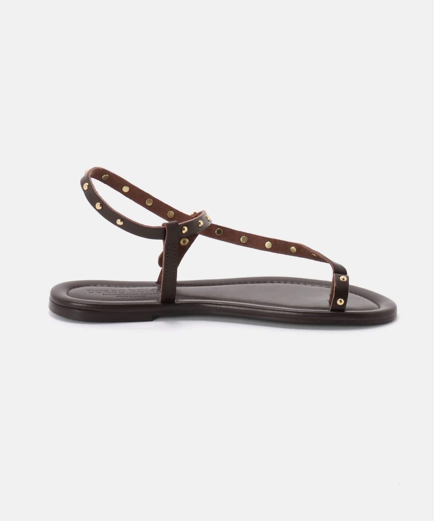 CORSO ROMA9/ コルソローマノーヴェ STUDS TONGS（サンダル）｜GRISE