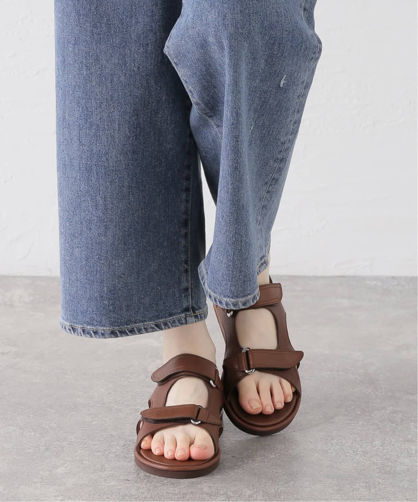 AURALEE/オーラリー SOFT LEATHER STRAP SANDALS サンダル A26SS12QD AURALEE/オーラリー SOFT LEATHER STRAP SANDALS サンダル A26SS12QD