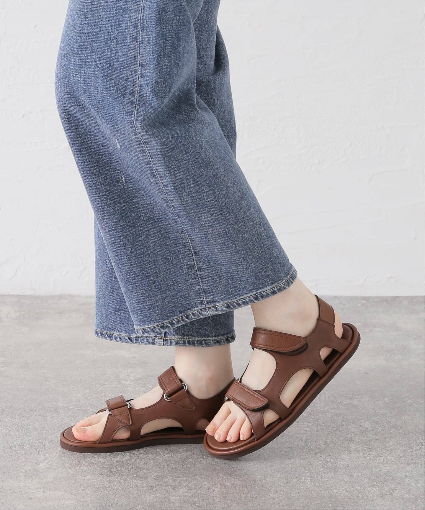 AURALEE/オーラリー SOFT LEATHER STRAP SANDALS サンダル A26SS12QD