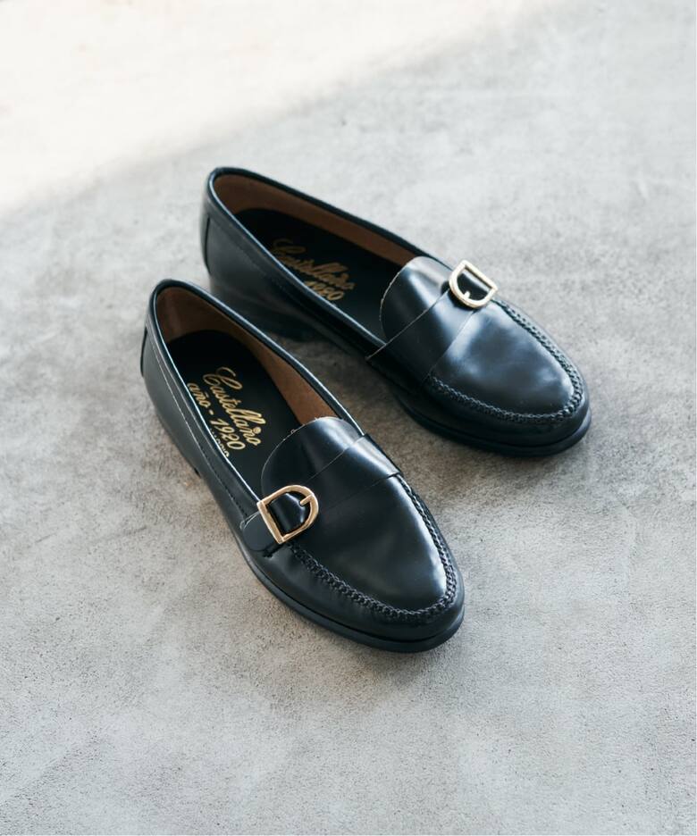 CASTELLANO/カステラーノ buckle loafers ローファー AT09 ANTIK 