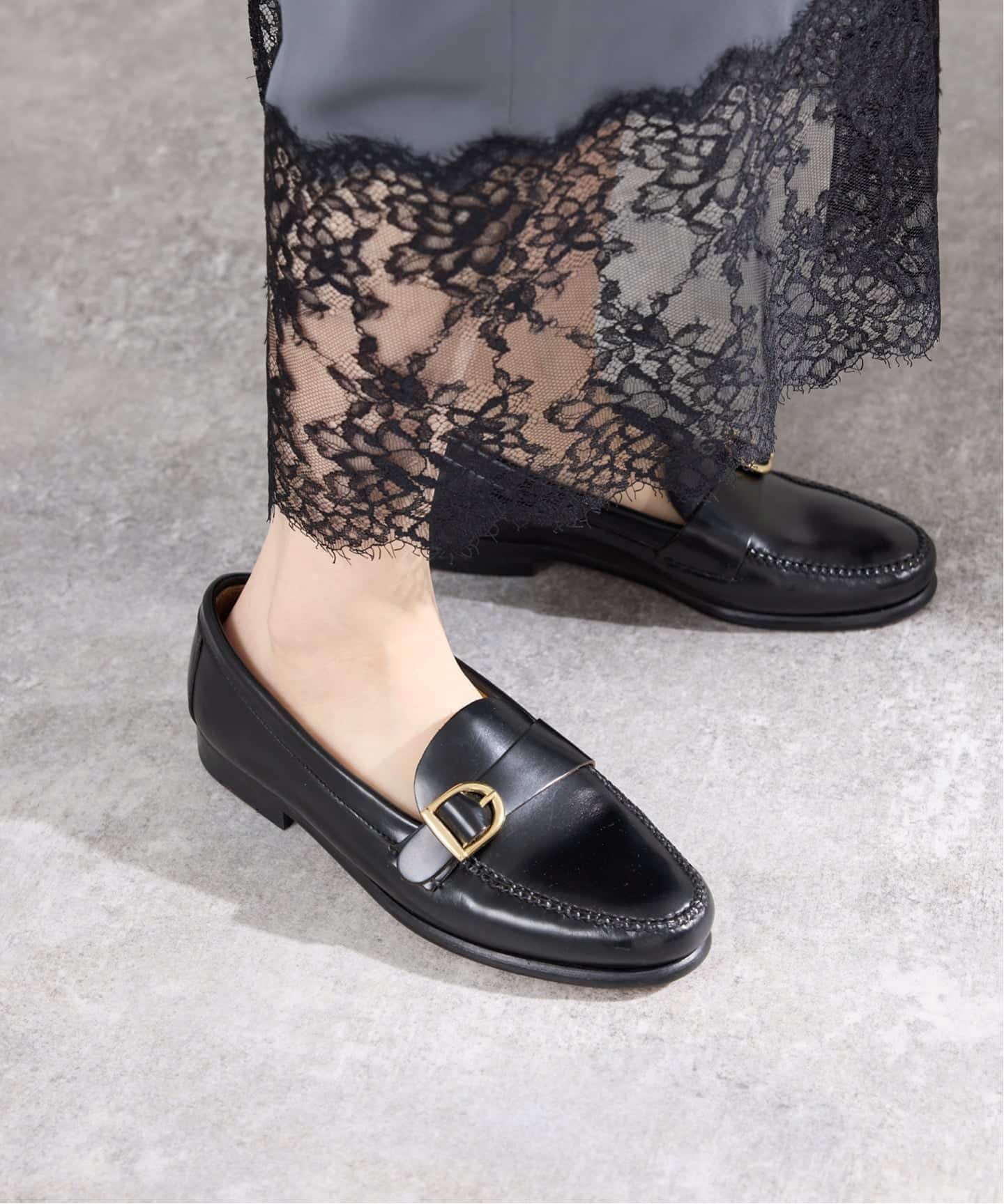 CASTELLANO/カステラーノ buckle loafers ローファー AT09 ANTIK