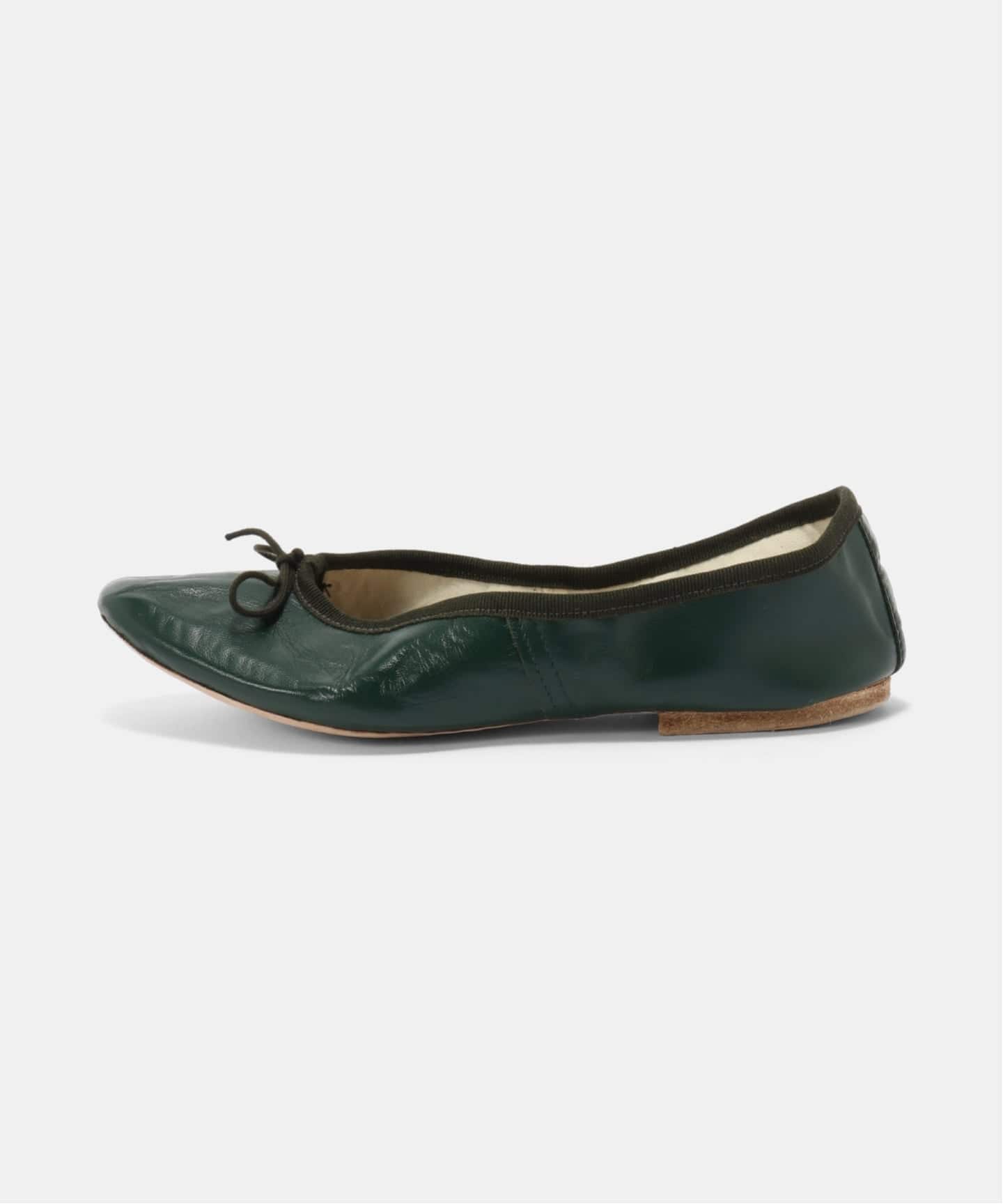 PORSELLI/ポルセリ DARK GREEN バレエシューズ（バレエシューズ