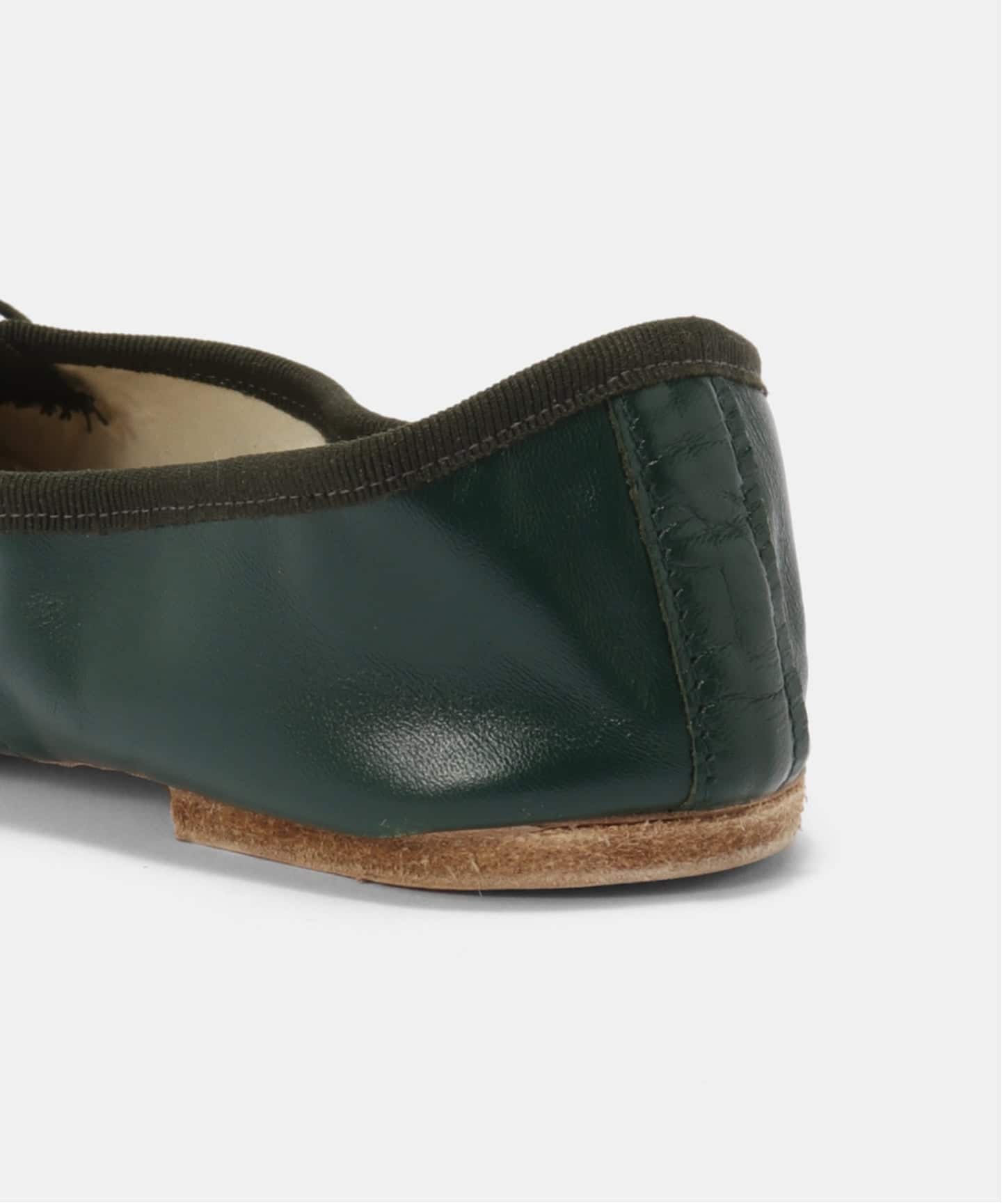 PORSELLI/ポルセリ DARK GREEN バレエシューズ（バレエシューズ