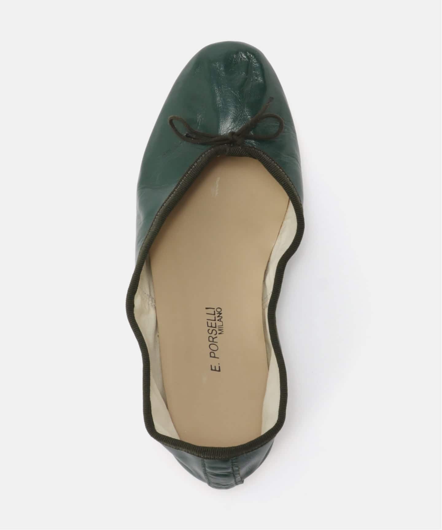 PORSELLI/ポルセリ DARK GREEN バレエシューズ（バレエシューズ