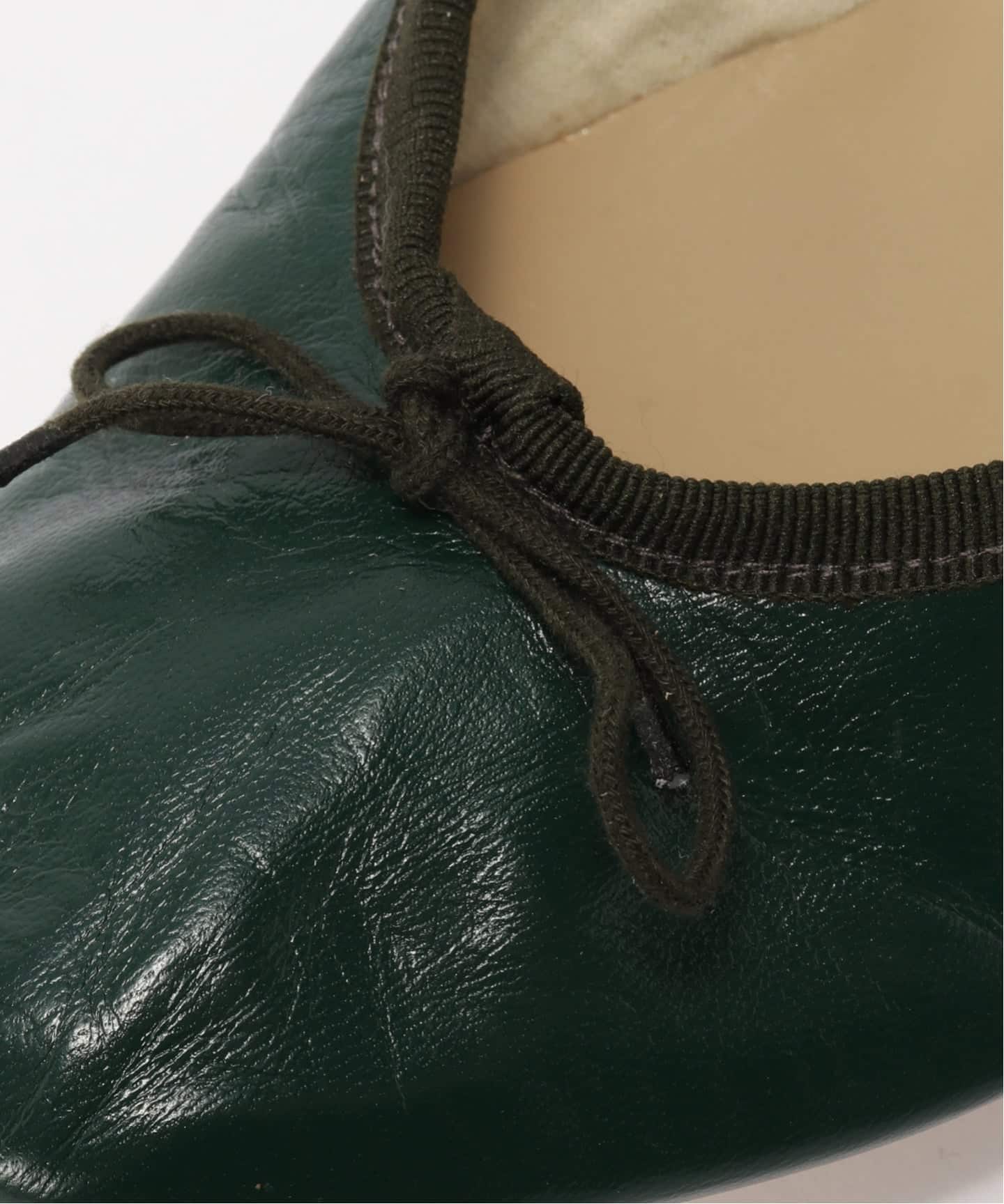PORSELLI/ポルセリ DARK GREEN バレエシューズ（バレエシューズ