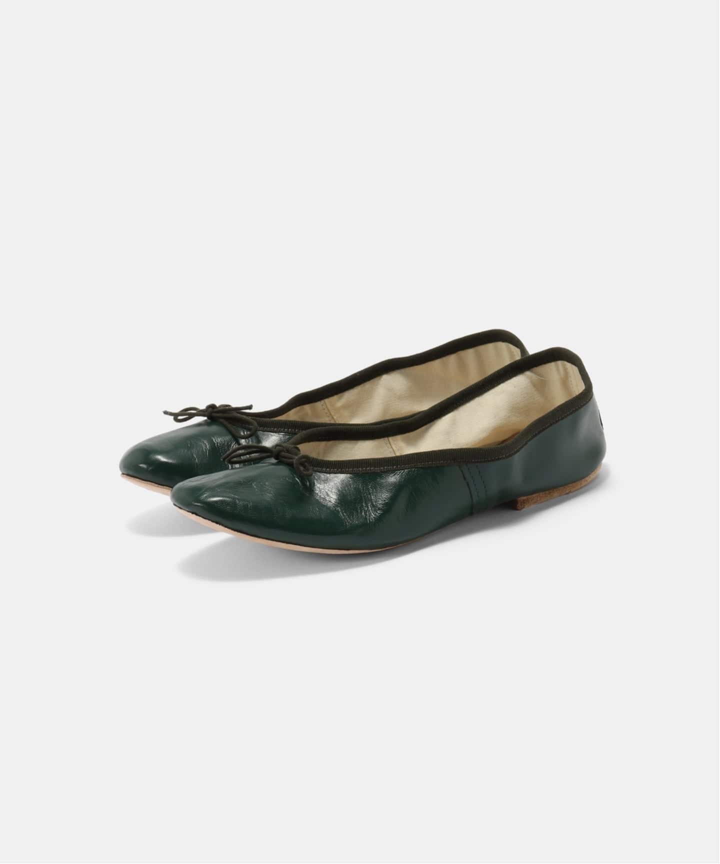 PORSELLI/ポルセリ DARK GREEN バレエシューズ（バレエシューズ