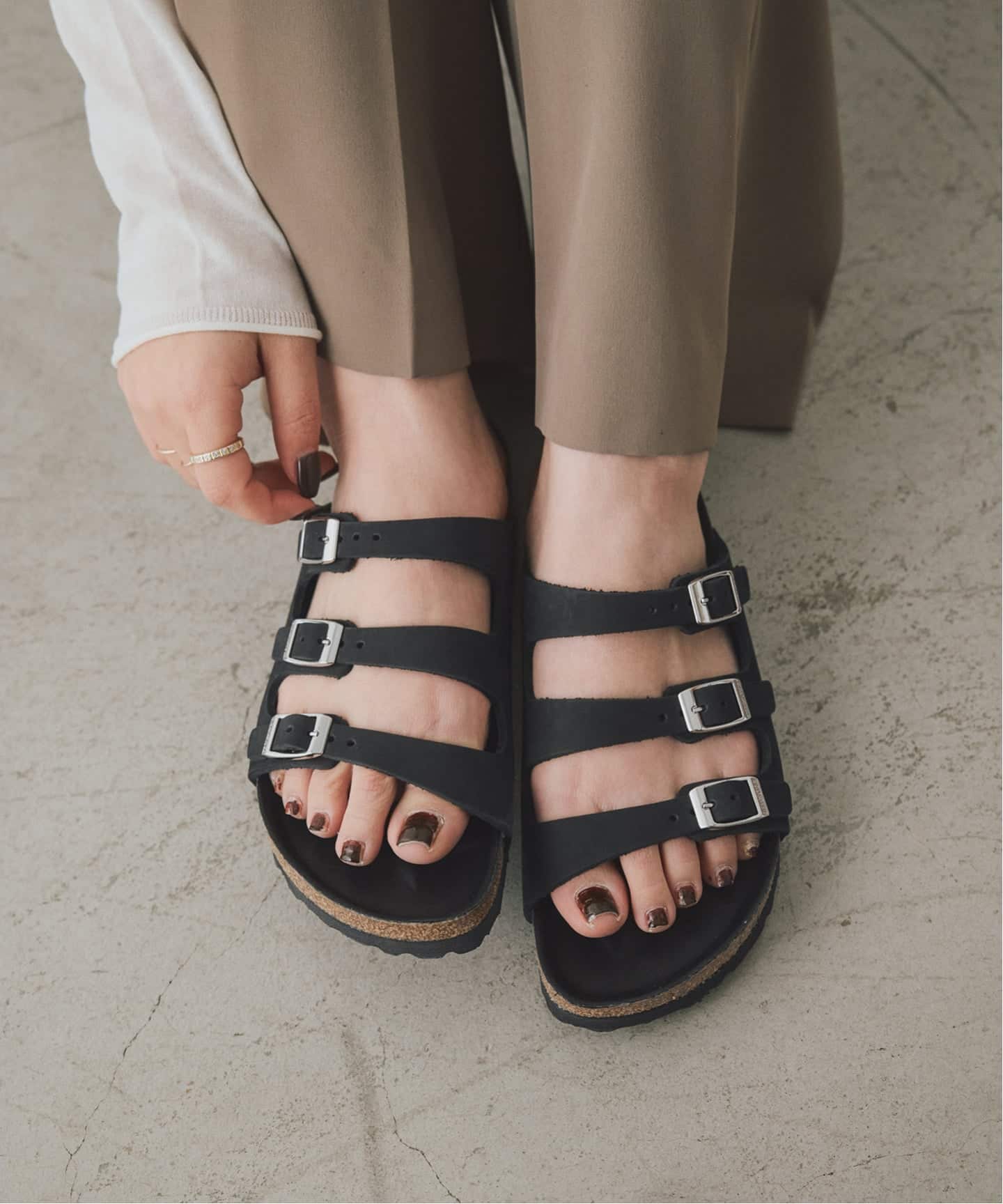 BIRKENSTOCK/ビルケンシュトック SLOBE別注 Florida FR LENB Black