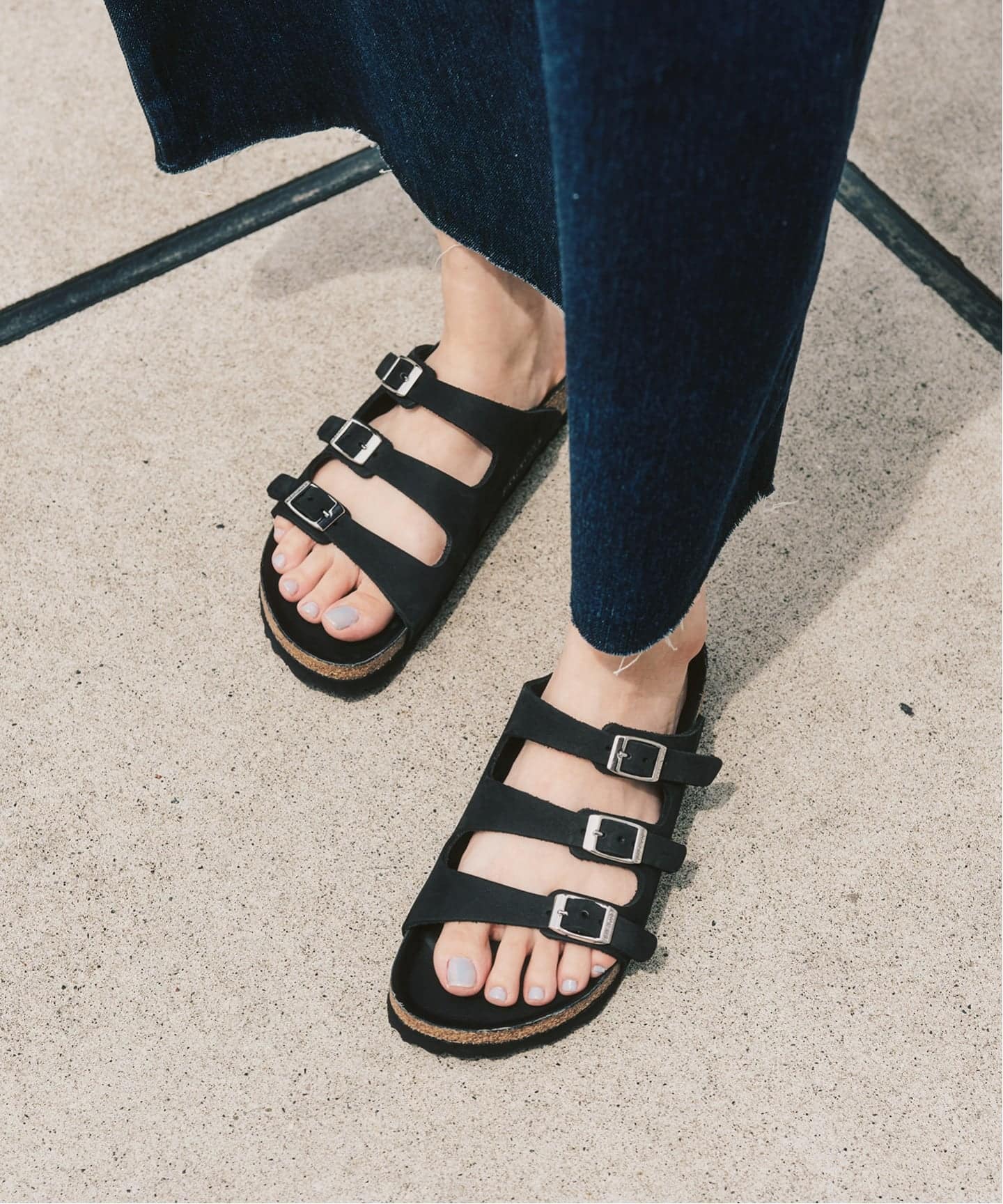 BIRKENSTOCK/ビルケンシュトック SLOBE別注 Florida FR LENB Black