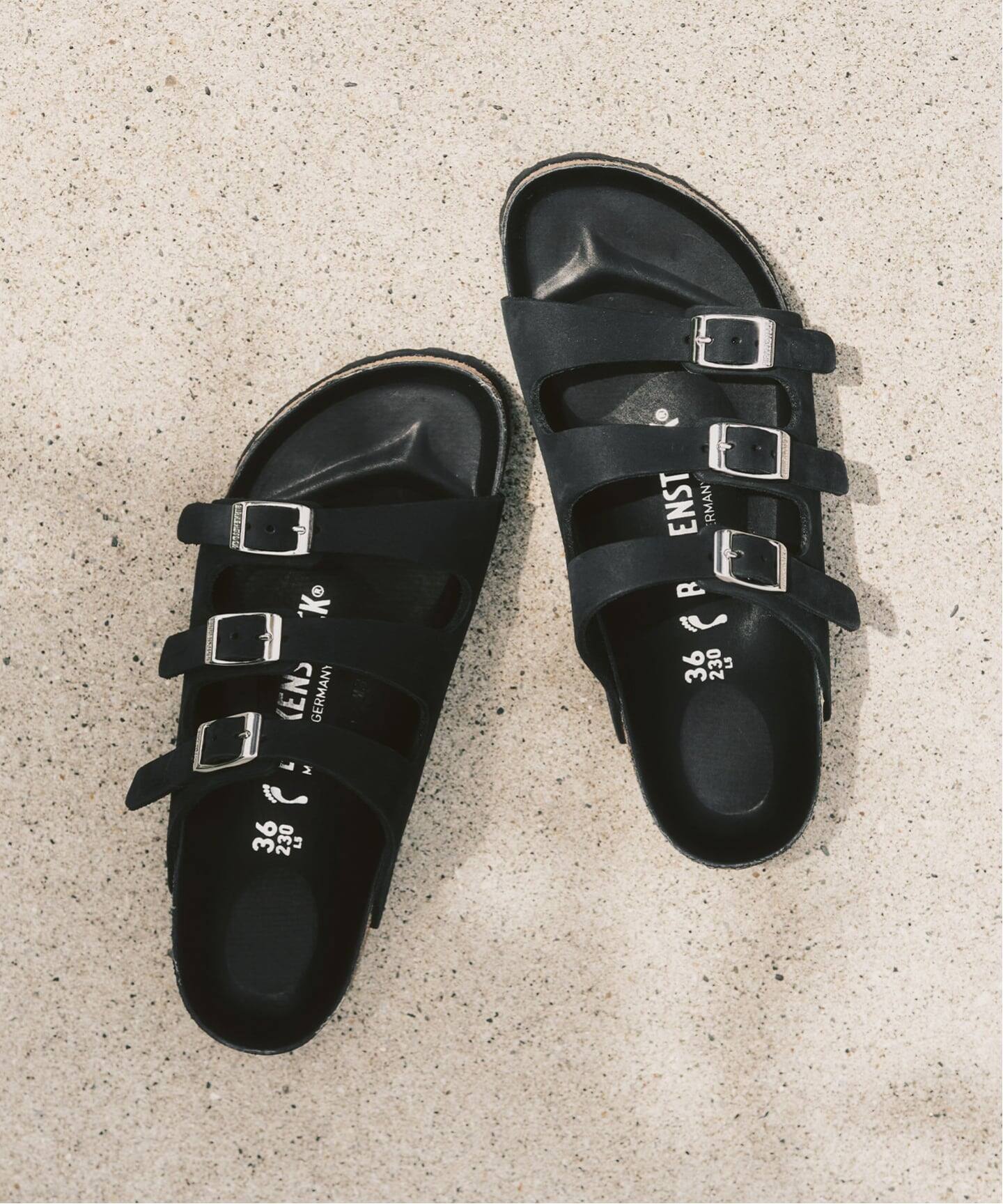 BIRKENSTOCK/ビルケンシュトック SLOBE別注 Florida FR LENB Black 
