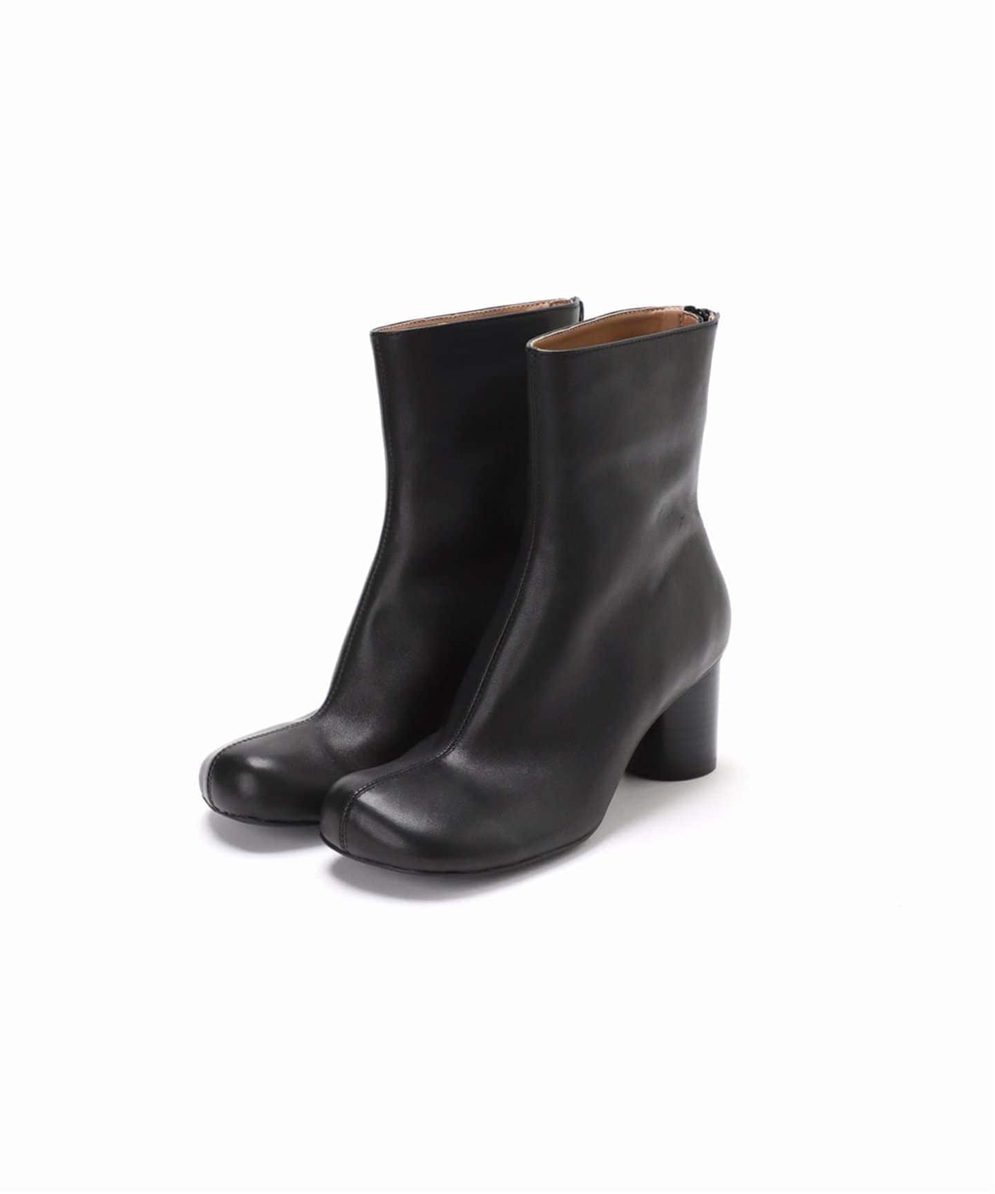 追加4》SLOBE スクエアトゥショートブーツ（ブーティ・ショートブーツ