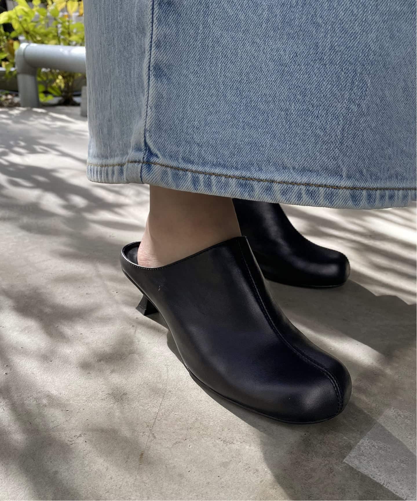 SLOBE スクエアトゥミュール（ブーティ・ショートブーツ）｜SLOBE IENA