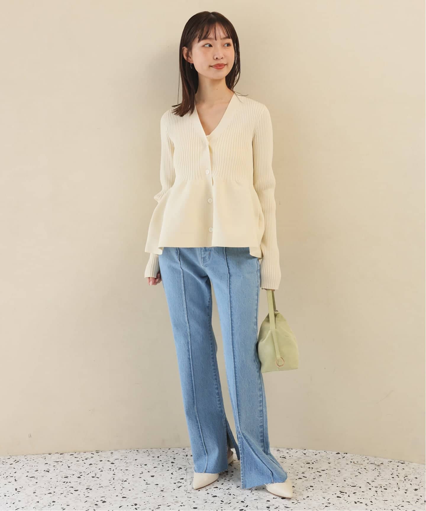 SLOBE レザーフラットシューズ（レザーシューズ）｜SLOBE IENA