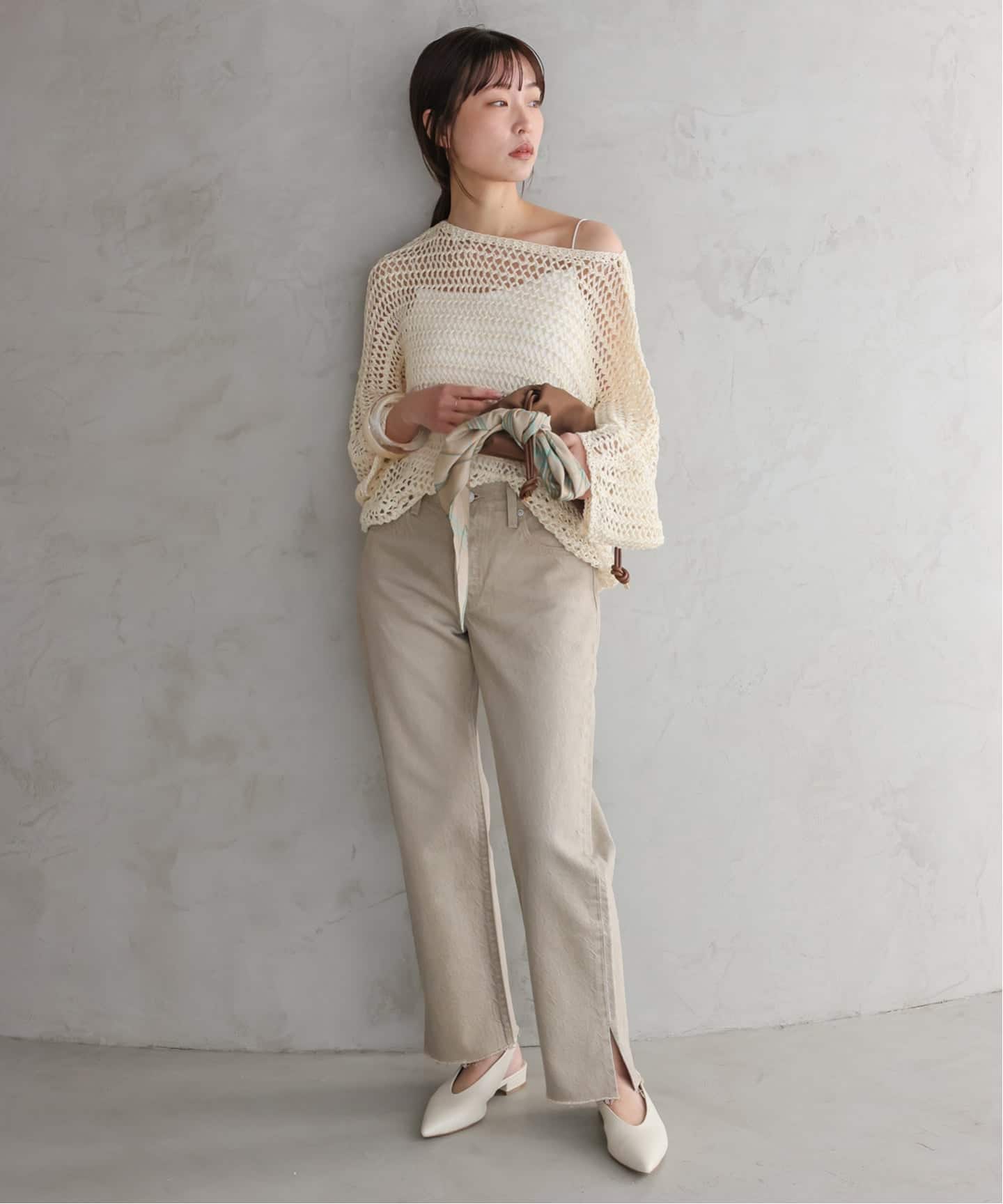 追加予約》SLOBE レザーフラットシューズ（レザーシューズ）｜SLOBE