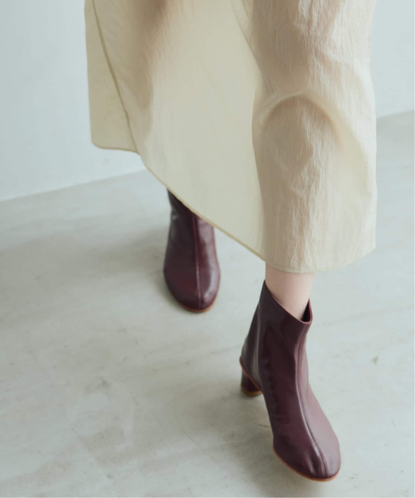 希少色◆マルティニアーノ BOOTIE 37 ブラウン 未使用級 23.5㎝ 茶 MARTINIANO マルティニアーノ HIGH LEONE（ブーティ・ショートブーツ