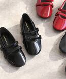 《予約》【BASIC】2バンドバレエシューズ (17cm-22cm)