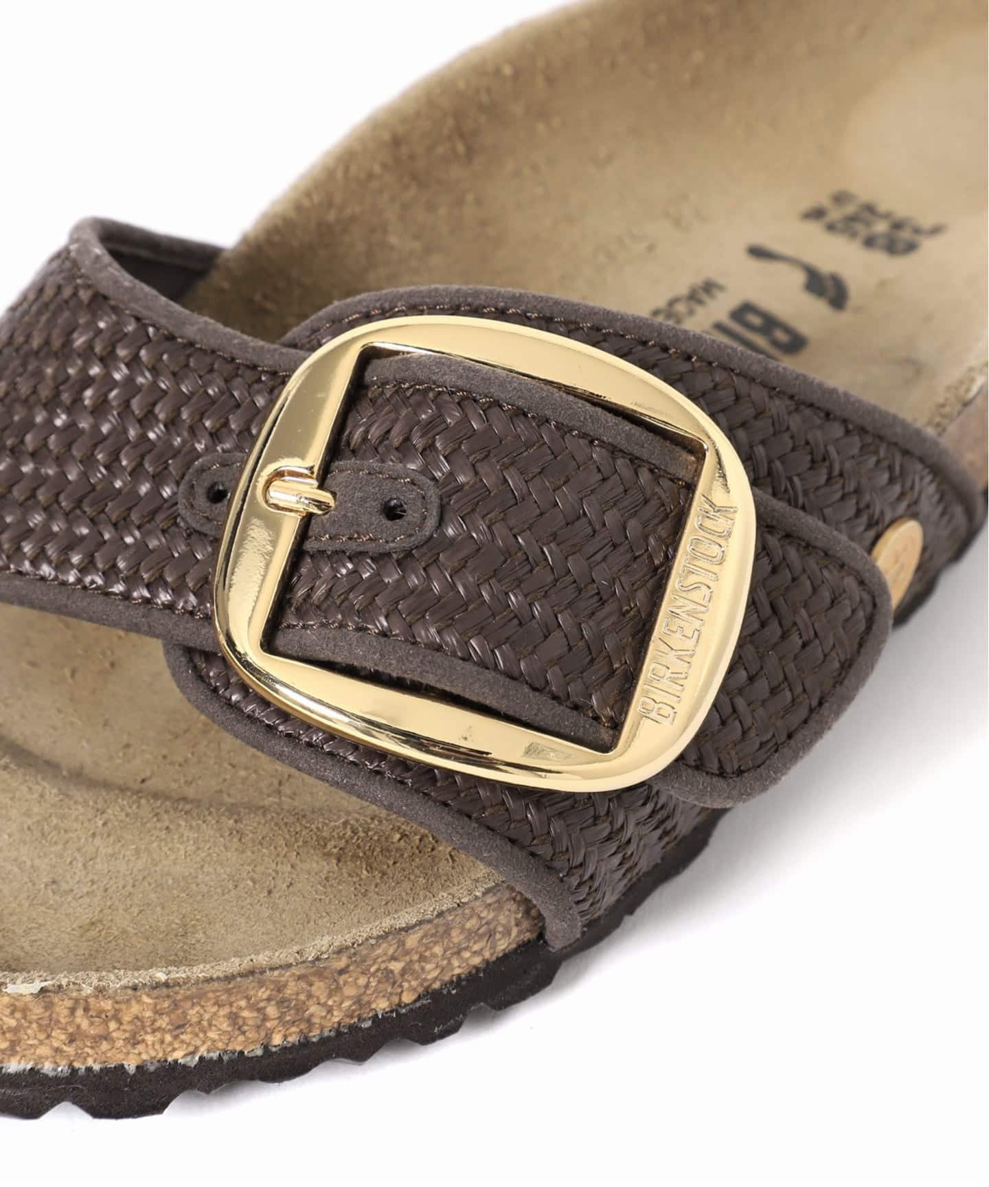 BIRKENSTOCK / ビルケンシュトック Madrid Big Buckle Raffia サンダル