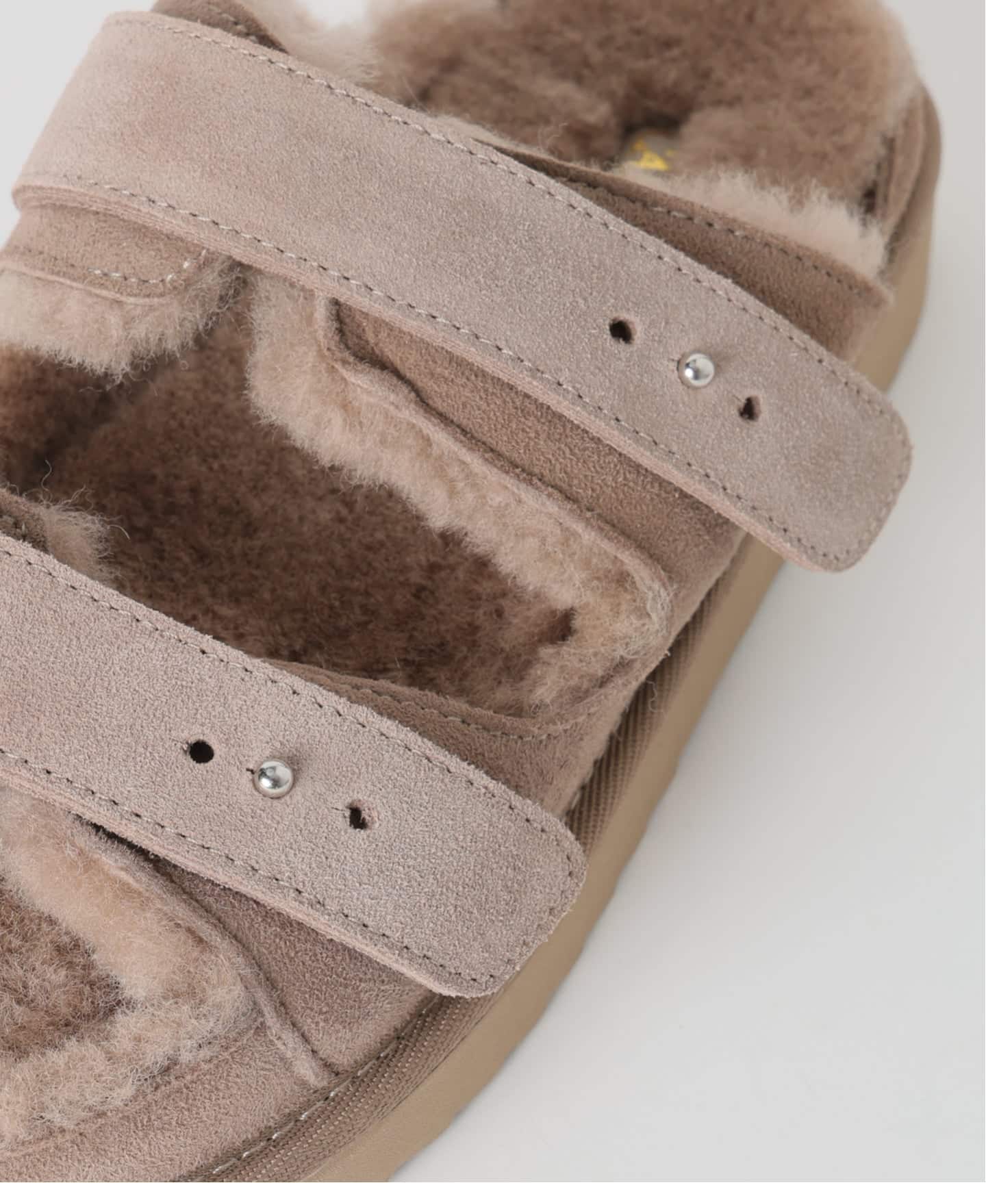 予約》CAMINANDO / カミナンド 別注 W STRAP FUR サンダル（サンダル